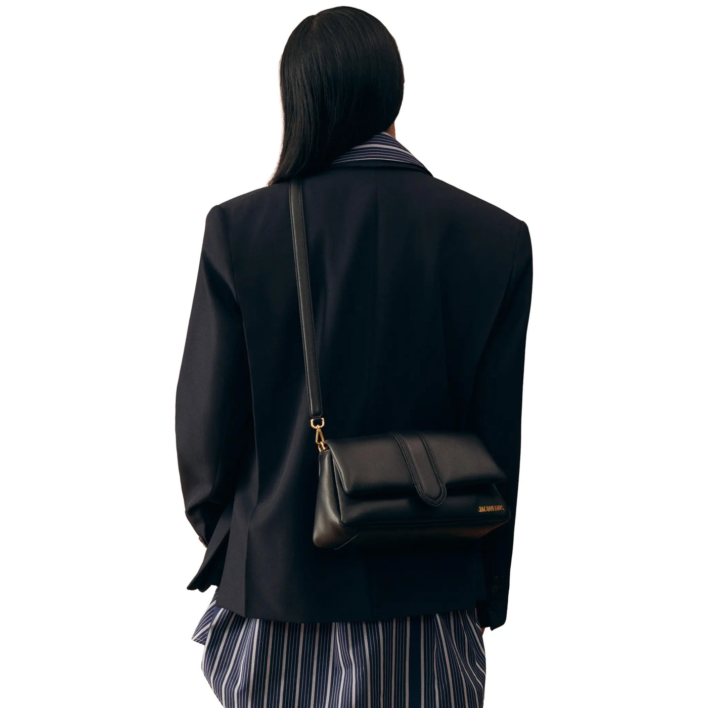 Sac à bandoulière Jacquemus le Bambimou Puffed Flap Noir Crossbody — vue 6