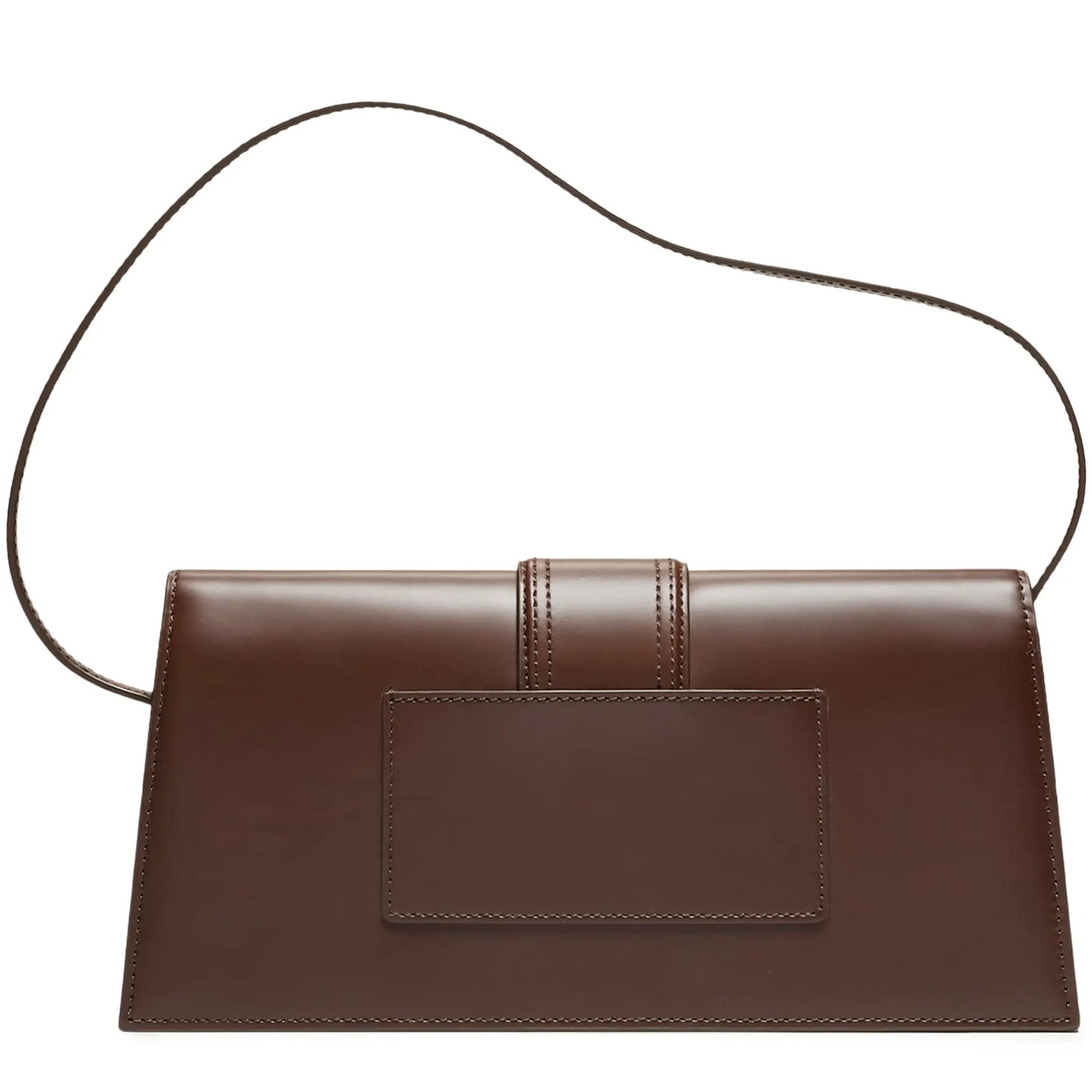 Sac à bandoulière Jacquemus le Bambino Long Flap Marron Shoulder — vue 2