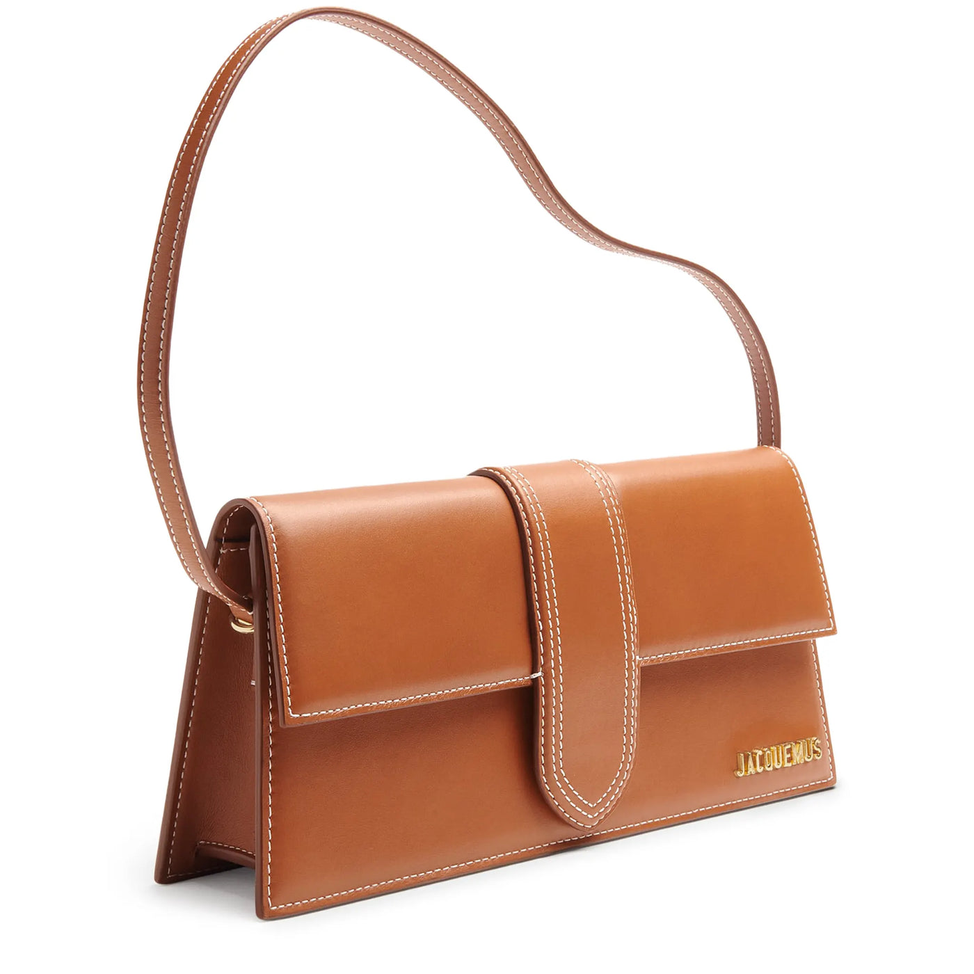 Sac à bandoulière Jacquemus le Bambino Long Flap Clair Marron Shoulder — vue 3