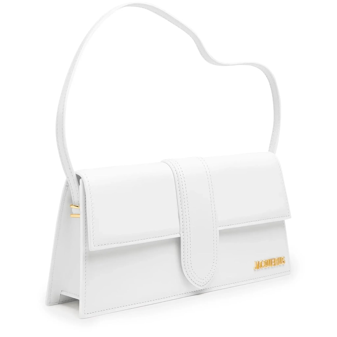 Sac à bandoulière Jacquemus le Bambino Long Flap Blanc Shoulder — vue 4