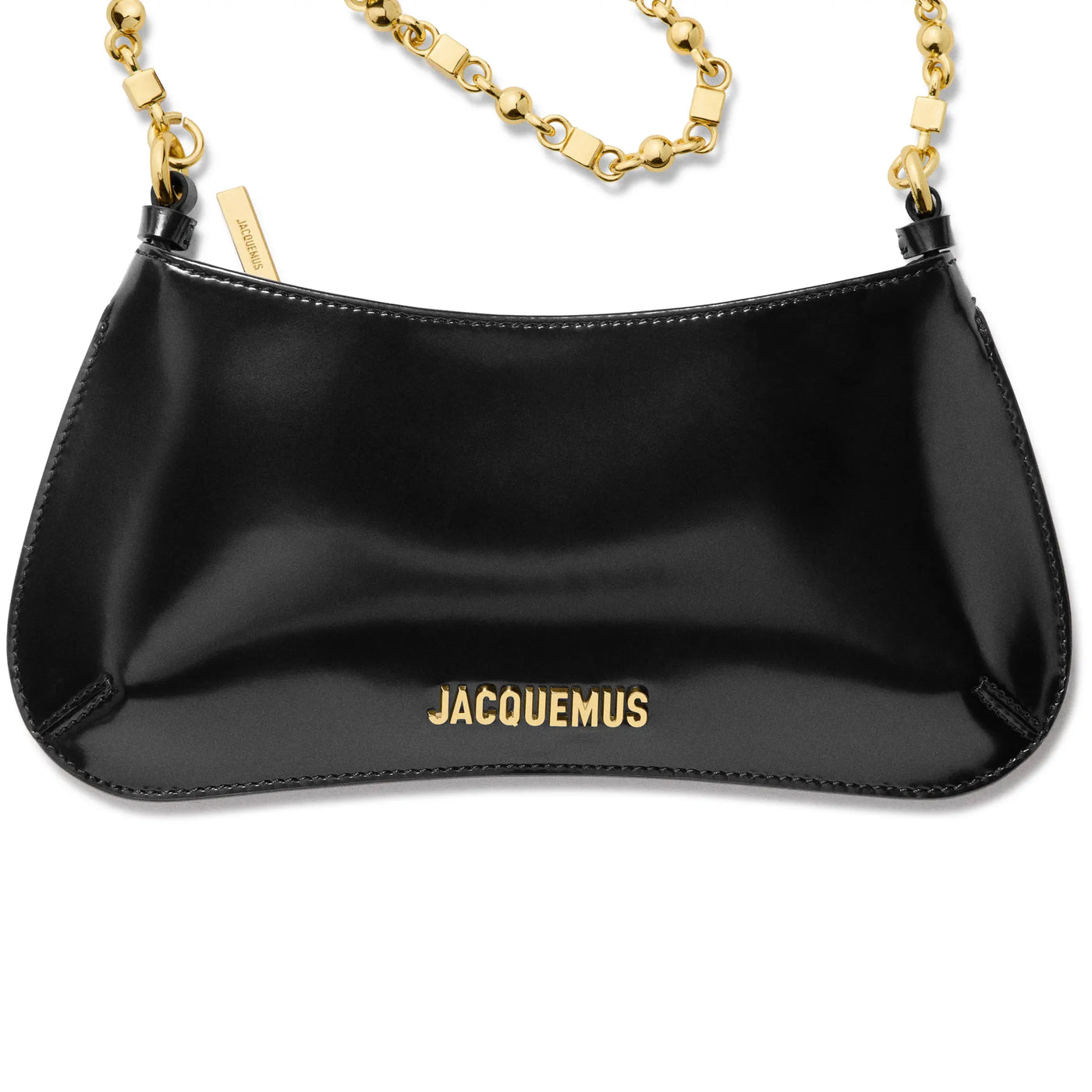 Sac à bandoulière Jacquemus the Bisou Chain Small Noir Shoulder — vue 5