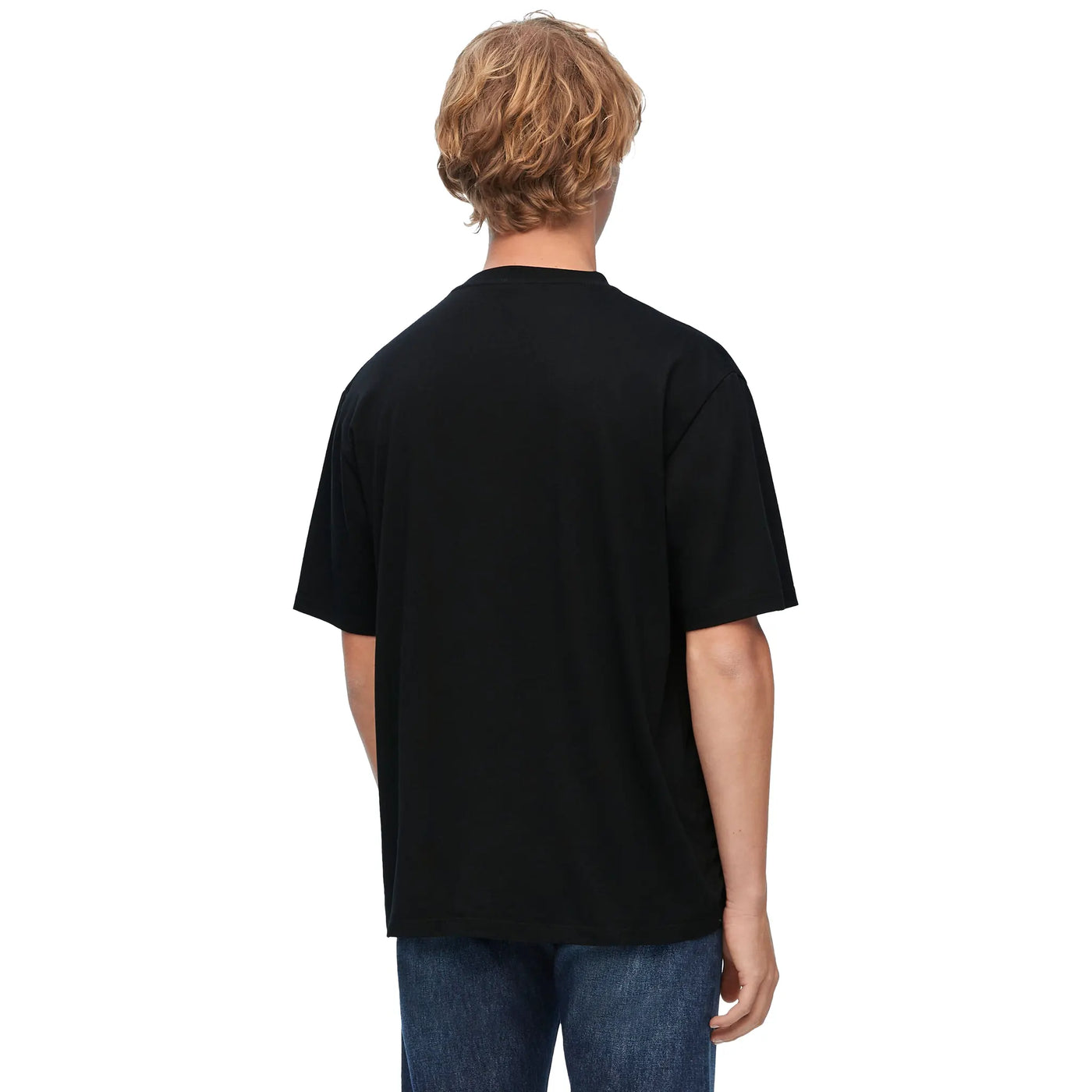 T-Shirt Loewe Anagram Fake Pocket Noir Bleu T Shirt — vue 2