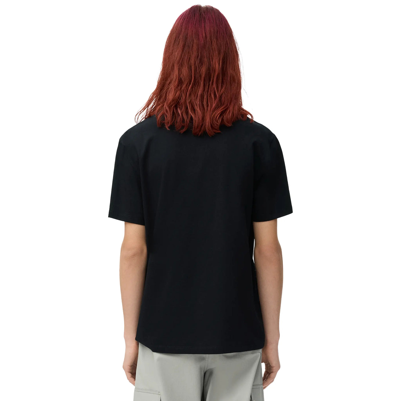T-Shirt Loewe Relaxed Fit Logo Embroidery Noir T-shirt — vue 3