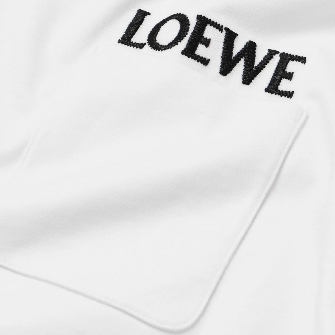 T-Shirt Loewe Relaxed Fit Cotton Blanc T-shirt — vue 6