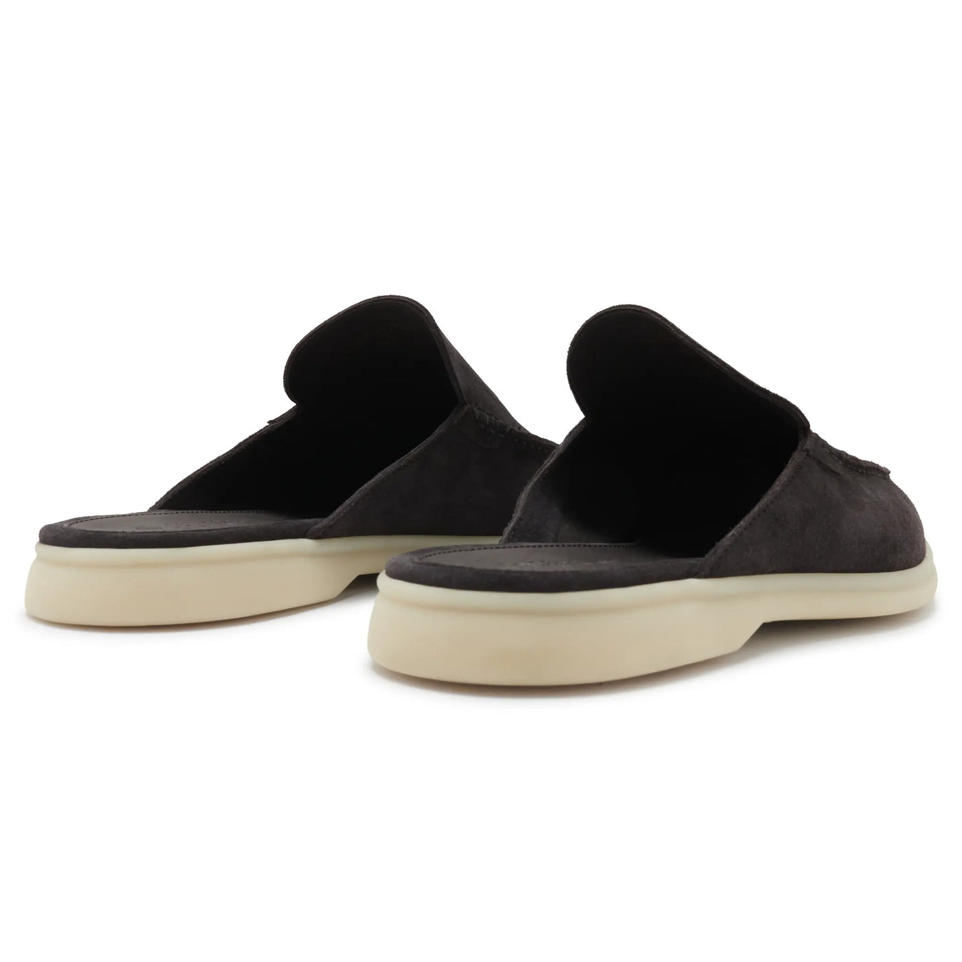 Mocassins Loro Piana Babouche Walk Suede Ink — vue 3