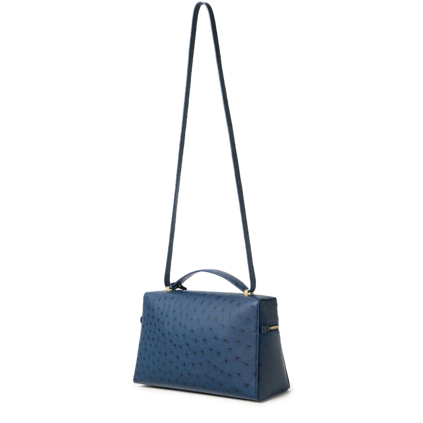 Sac à bandoulière Loro Piana Extra L27 Ostrich Leather Ocean Heart Sun Or Shoulder — vue 2
