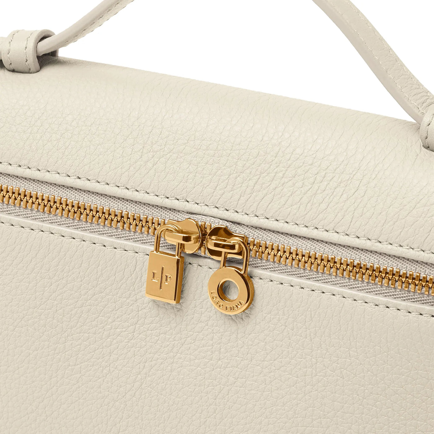 Sac à bandoulière Loro Piana Extra Pocket L19 Whisper Blanc Sun Or Shoulder — vue 3