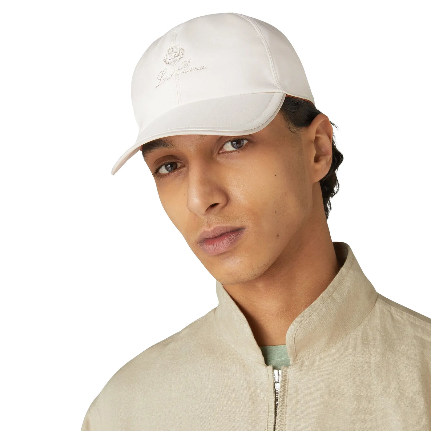 Casquette Loro Piana Microfibre Storm System Tonal Desert Dunes Ivoire Baseball — vue 2