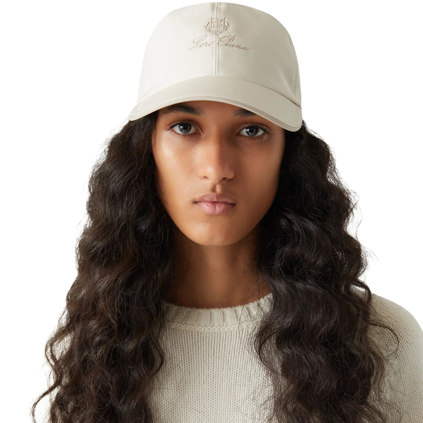 Casquette Loro Piana Microfibre Storm System Tonal Desert Dunes Ivoire Baseball — vue 4