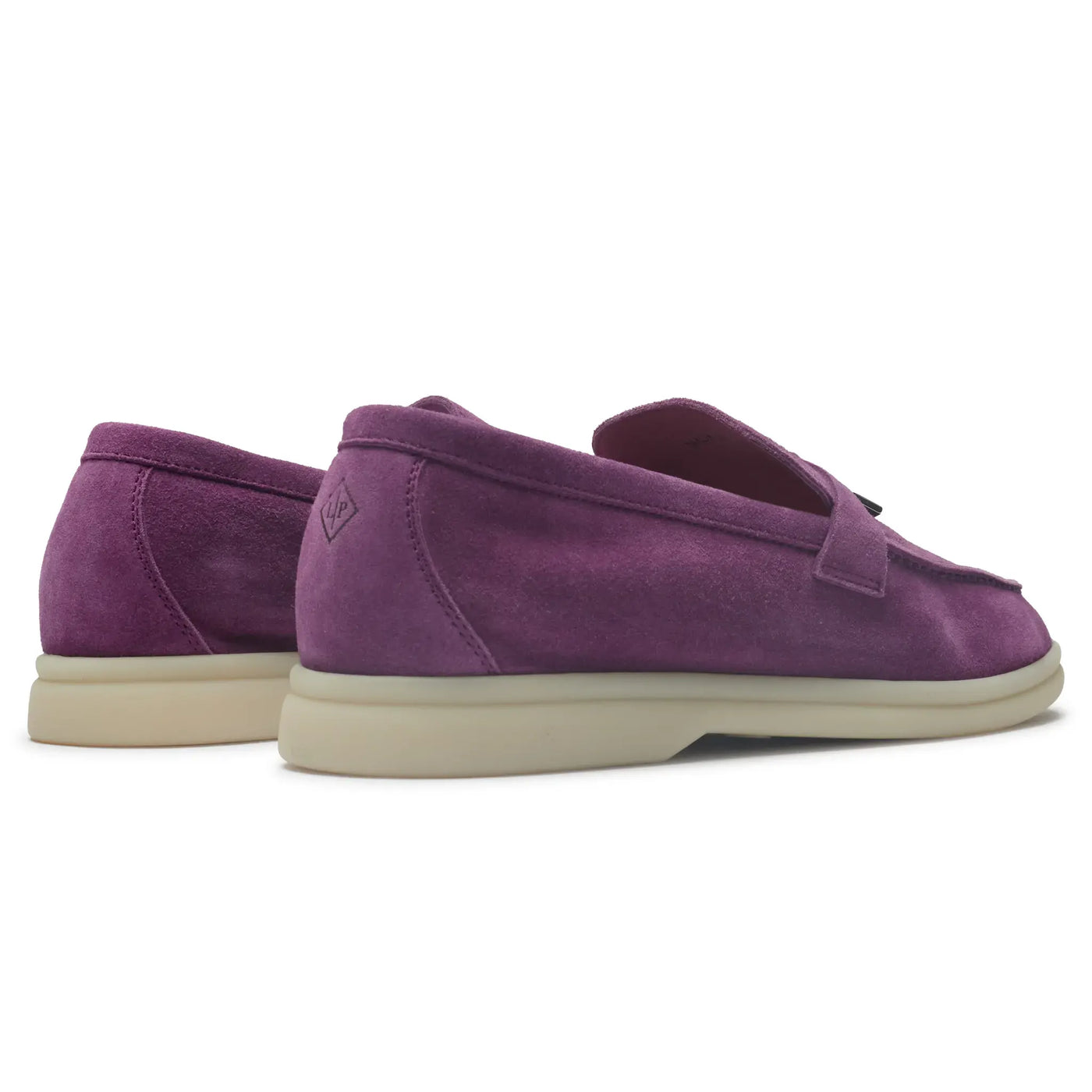 Mocassins Loro Piana Summer Charms Suede Violet Daisy — vue 3