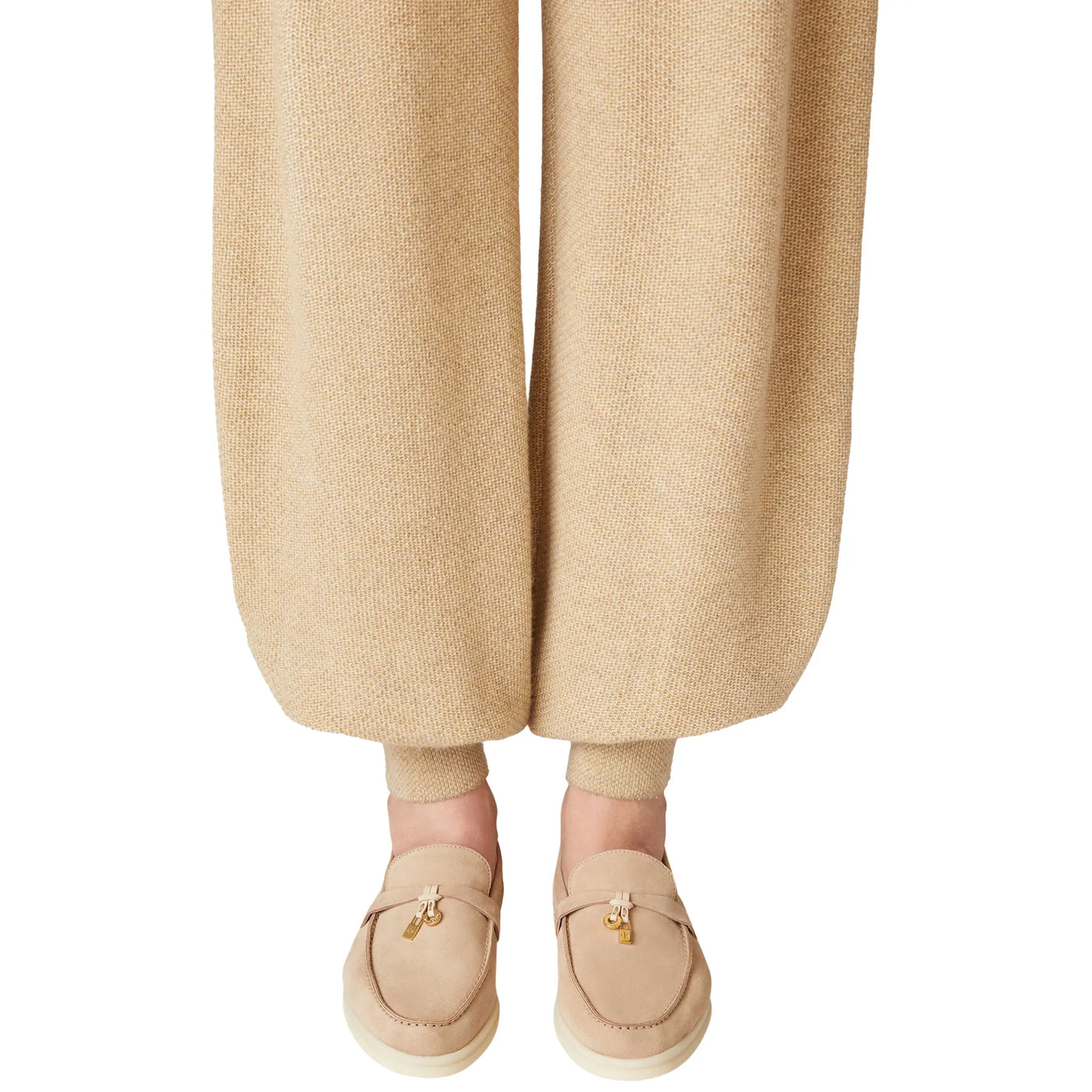 Mocassins Loro Piana Summer Charms Suede Sandstone — vue 7