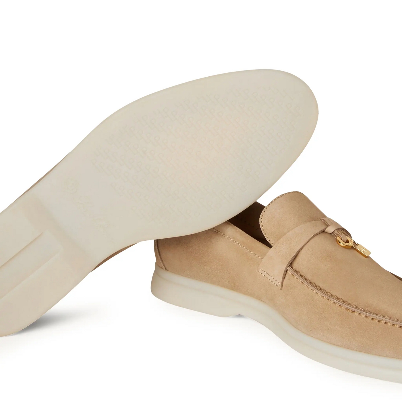 Mocassins Loro Piana Summer Charms Suede Sandstone — vue 5