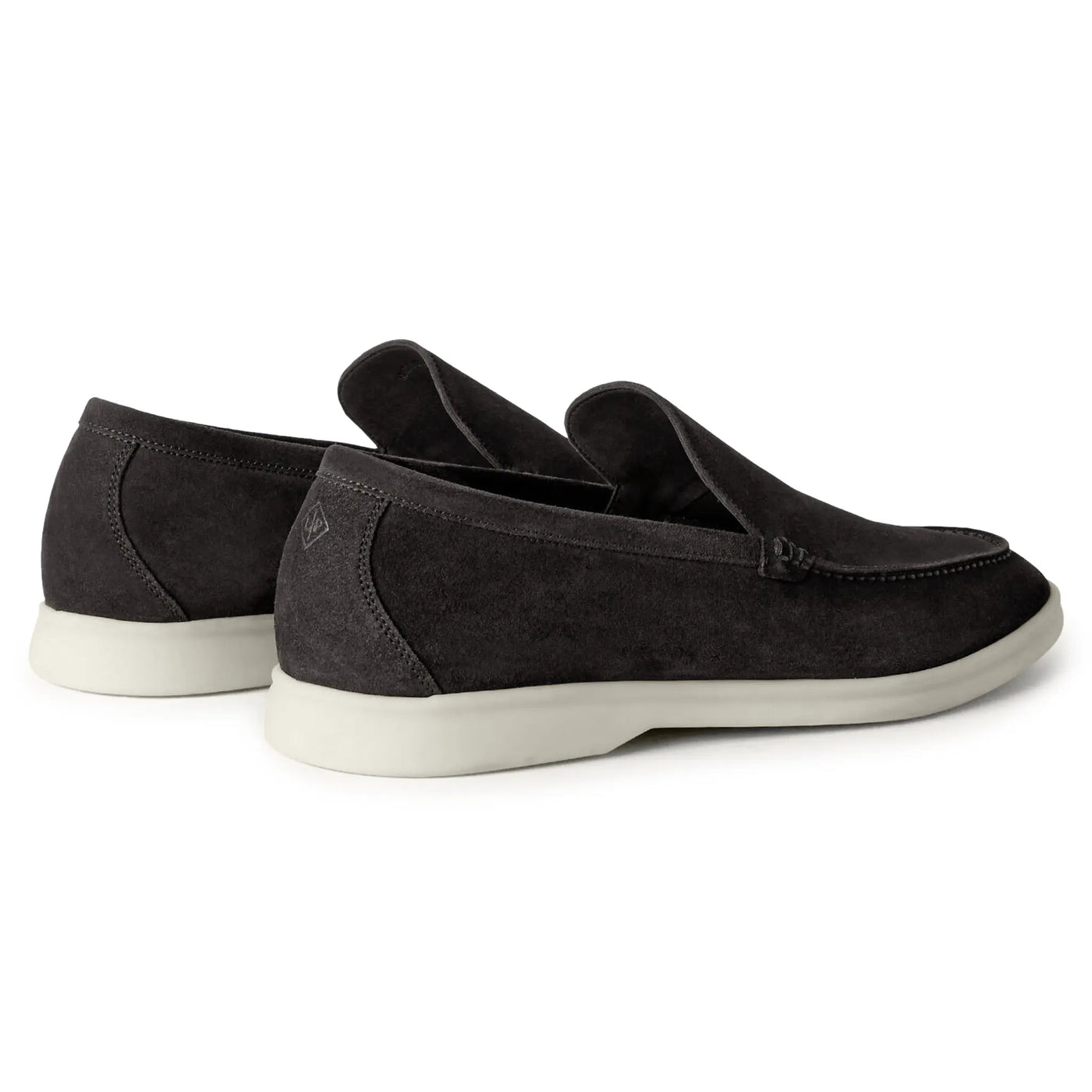Mocassins Loro Piana Summer Walk Suede Caviar — vue 4