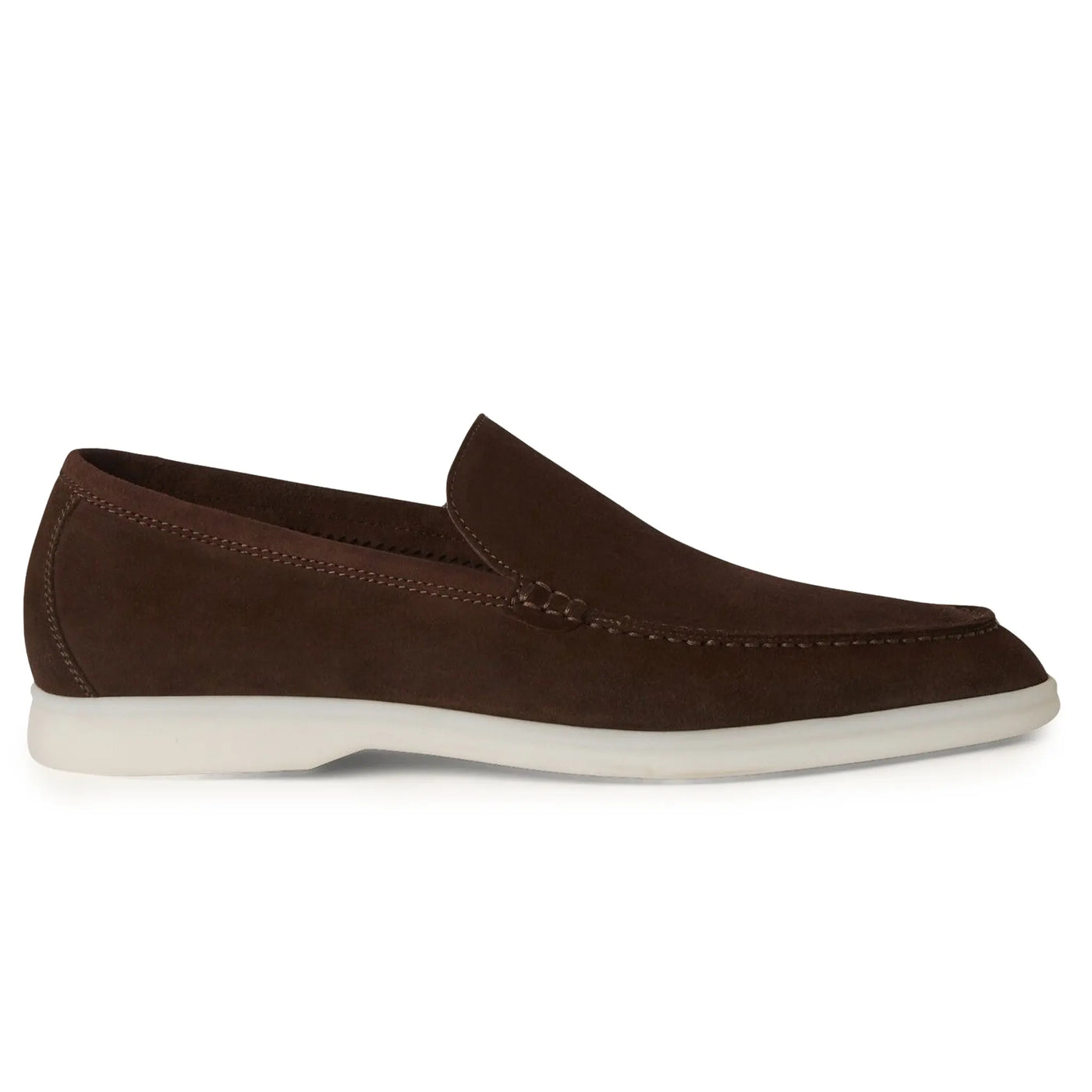 Mocassins Loro Piana Summer Walk Suede Chocolate