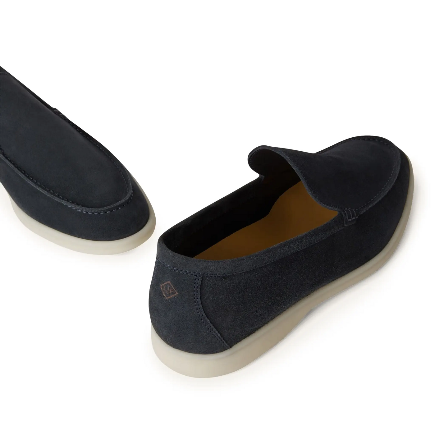 Mocassins Loro Piana Summer Walk Suede Classic Bleu — vue 5