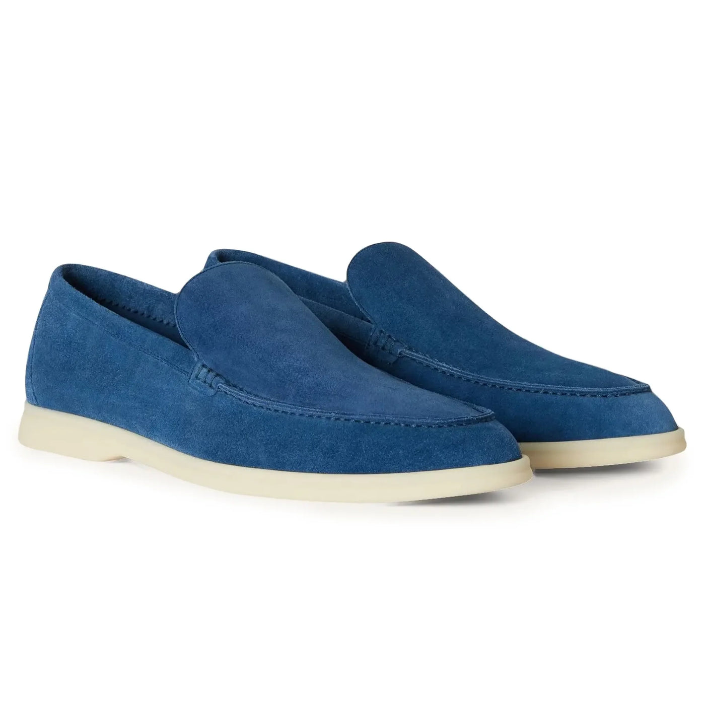 Mocassins Loro Piana Summer Walk Suede Cobalt Ink — vue 2