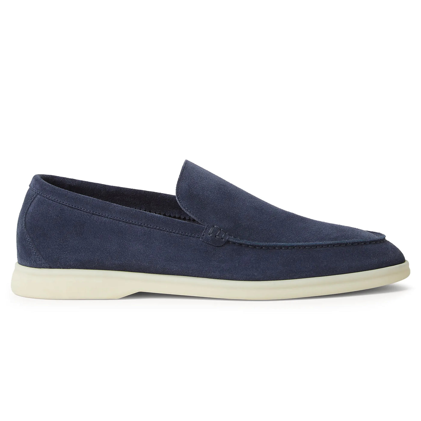 Mocassins Loro Piana Summer Walk Suede Foncé Deep Sea