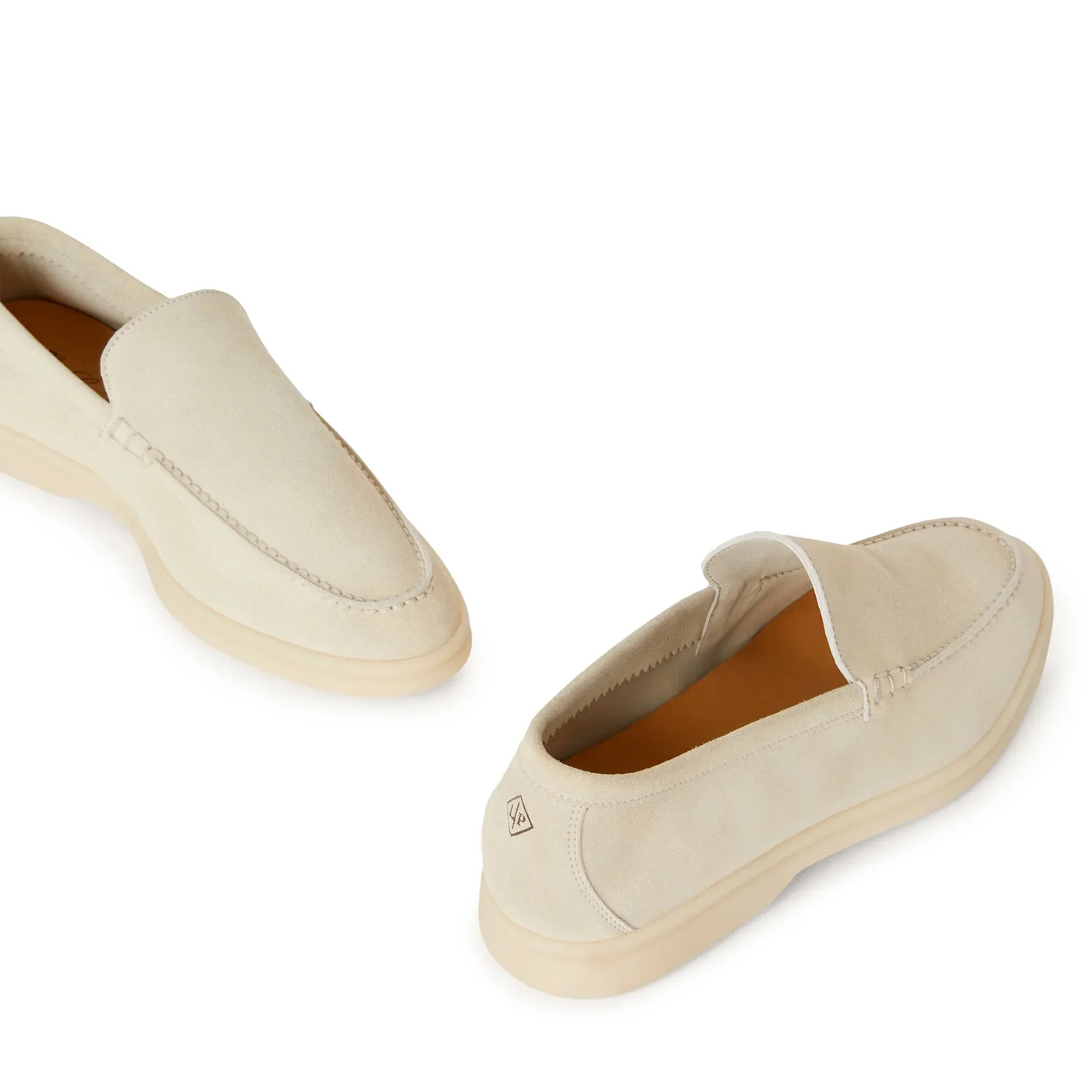 Mocassins Loro Piana Summer Walk Suede Nougat — vue 6
