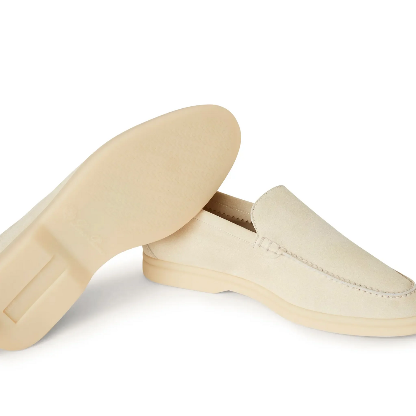 Mocassins Loro Piana Summer Walk Suede Nougat — vue 5