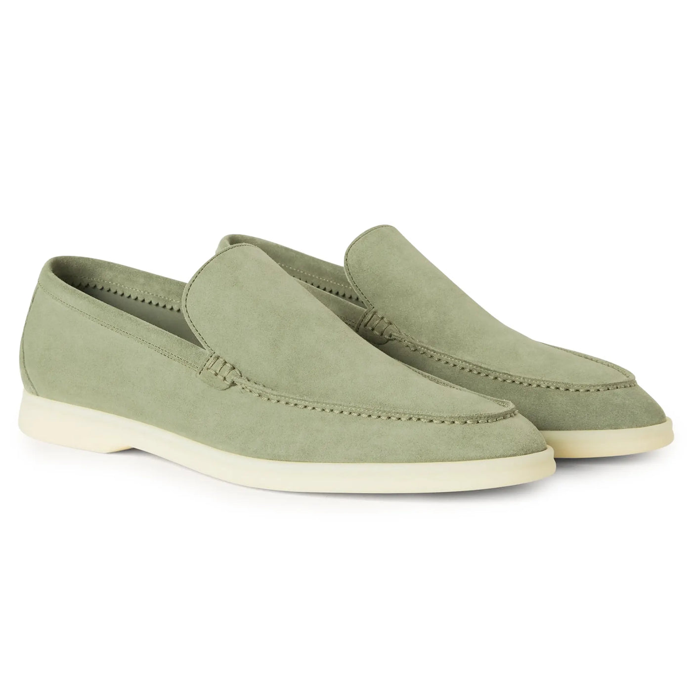 Mocassins Loro Piana Summer Walk Suede Shamrock — vue 2