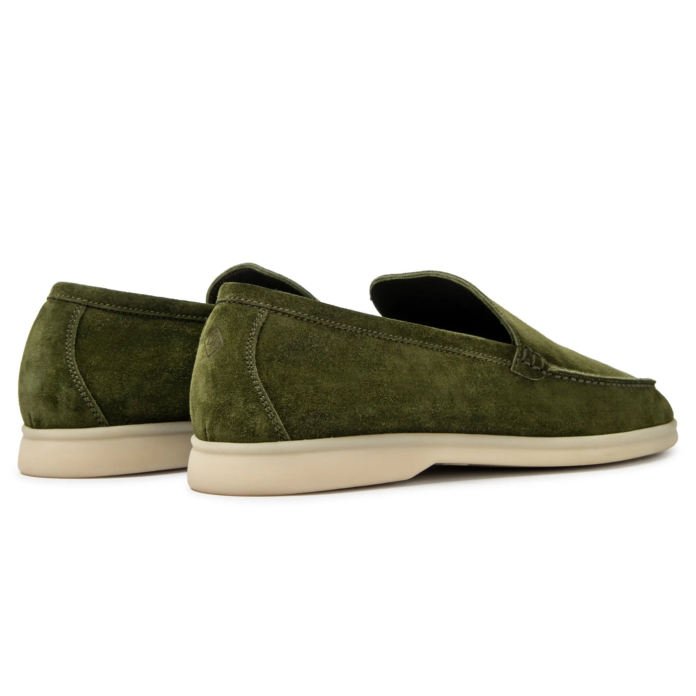 Mocassins Loro Piana Harrods Exclusive Summer Walk Suede Verde — vue 3