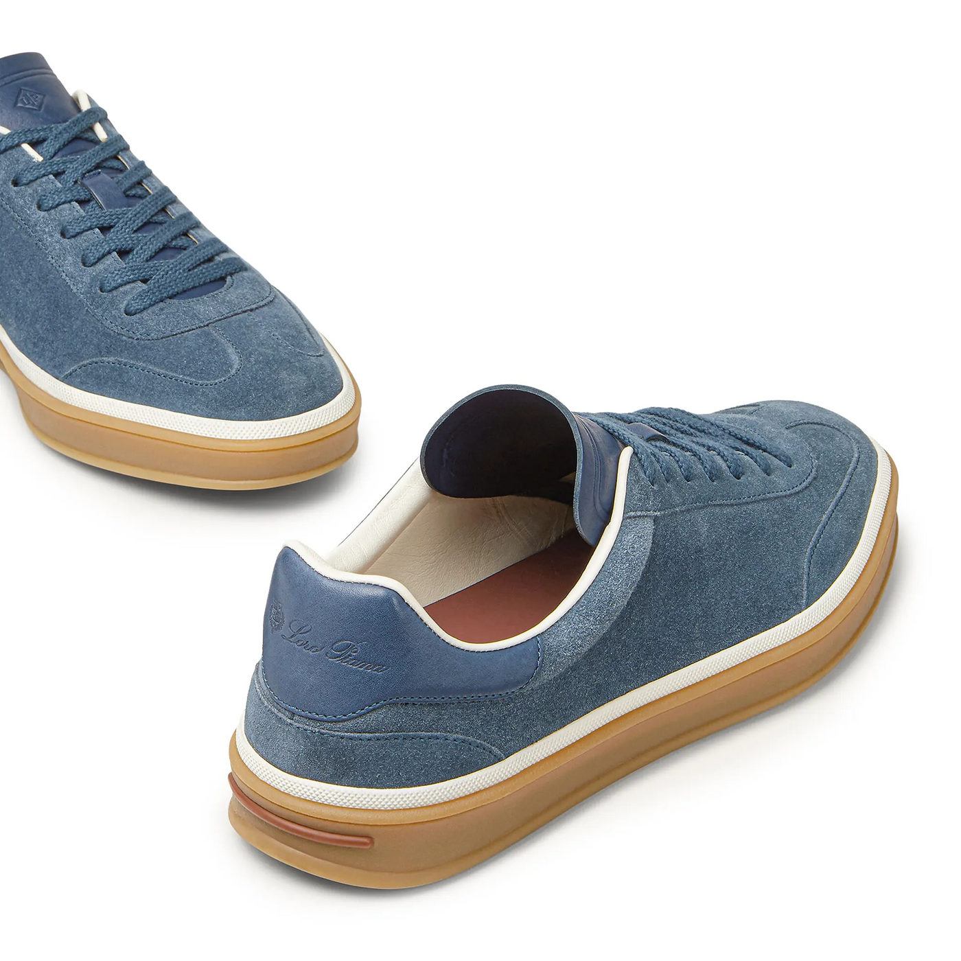 Baskets Loro Piana Tennis Walk Noir Figs (F) — vue 4