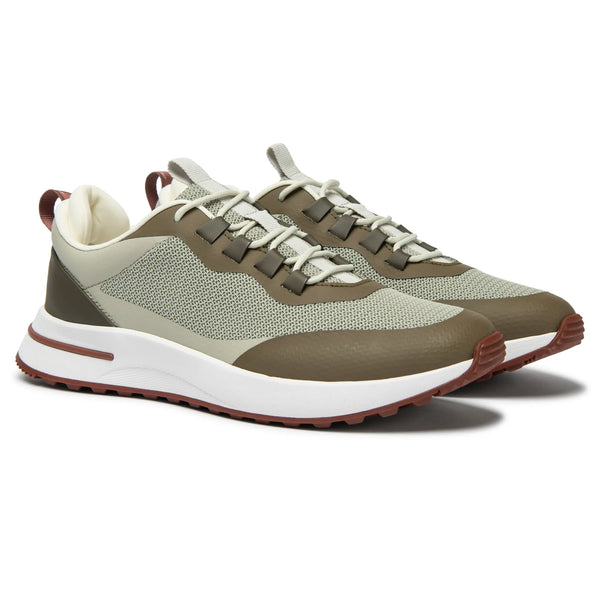 Baskets Loro Piana Week End Walk Frost Foncé Vert Linen Mesh — alt