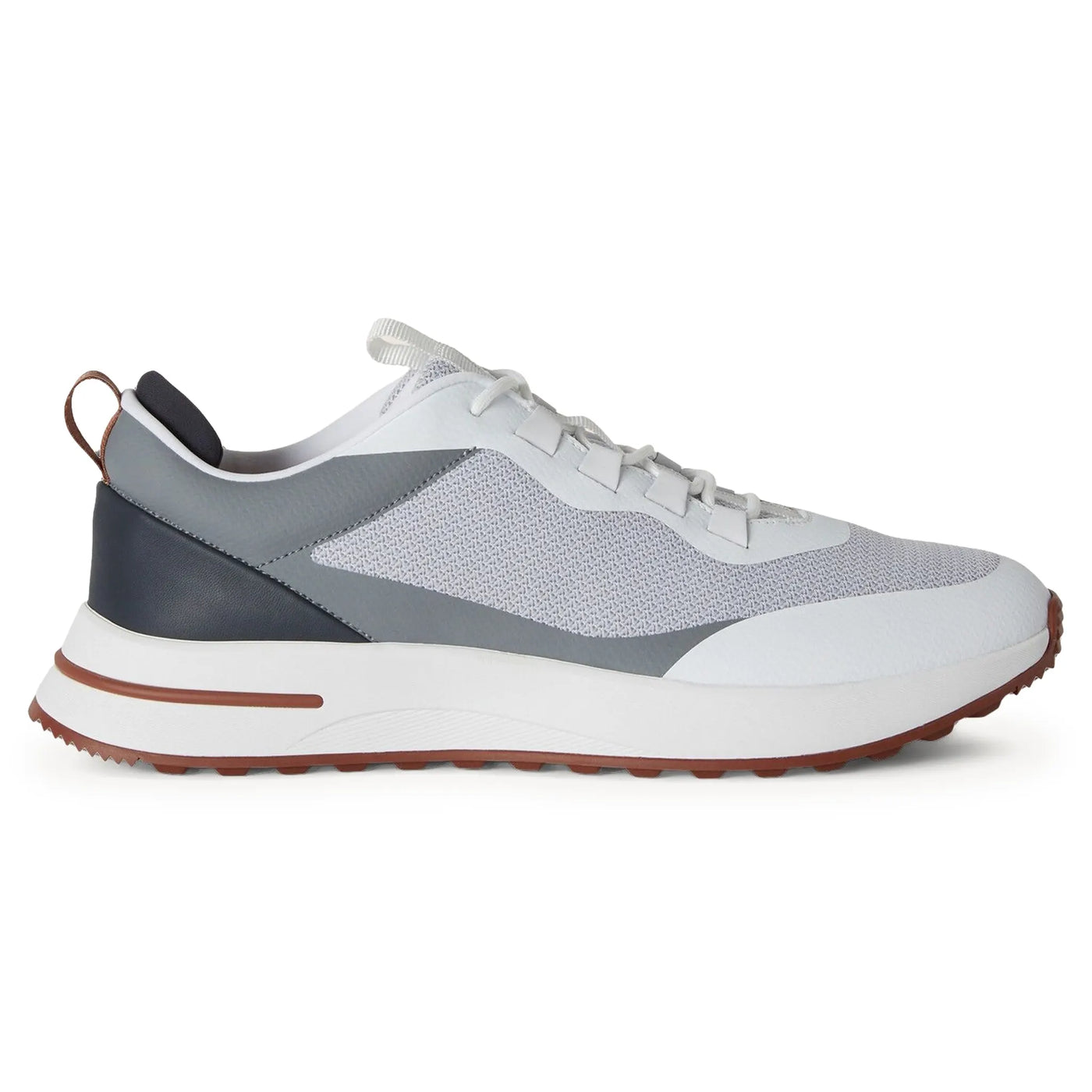 Baskets Loro Piana Week End Walk Frost Gris Linen Mesh