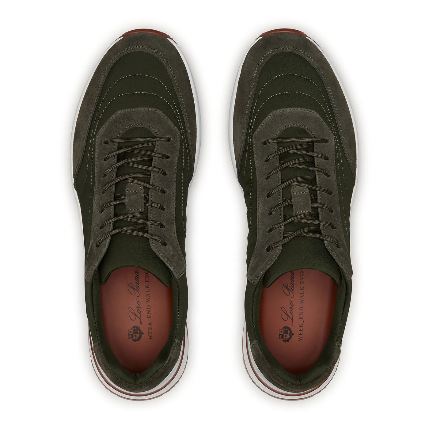 Baskets Loro Piana Week End Walk Ireland Vert — vue 4