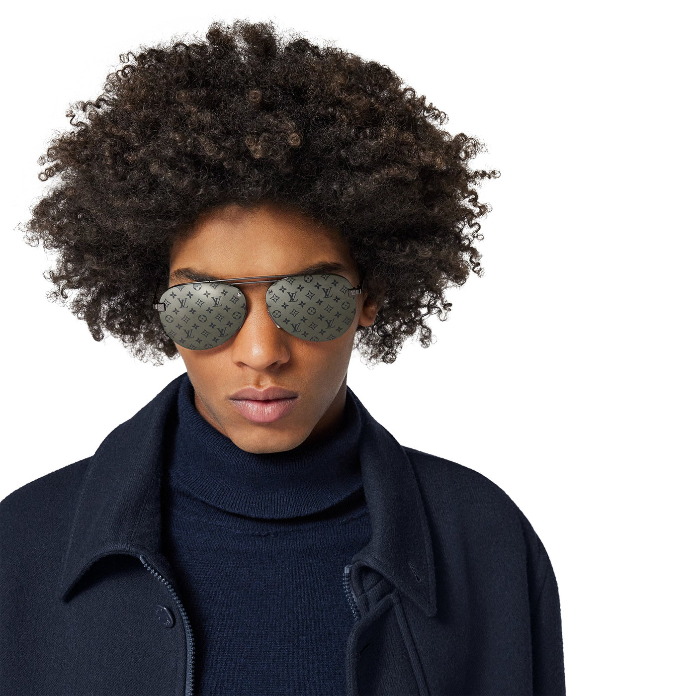 Lunettes de soleil Louis Vuitton Clockwise Monogram Foncé Gun — vue 6