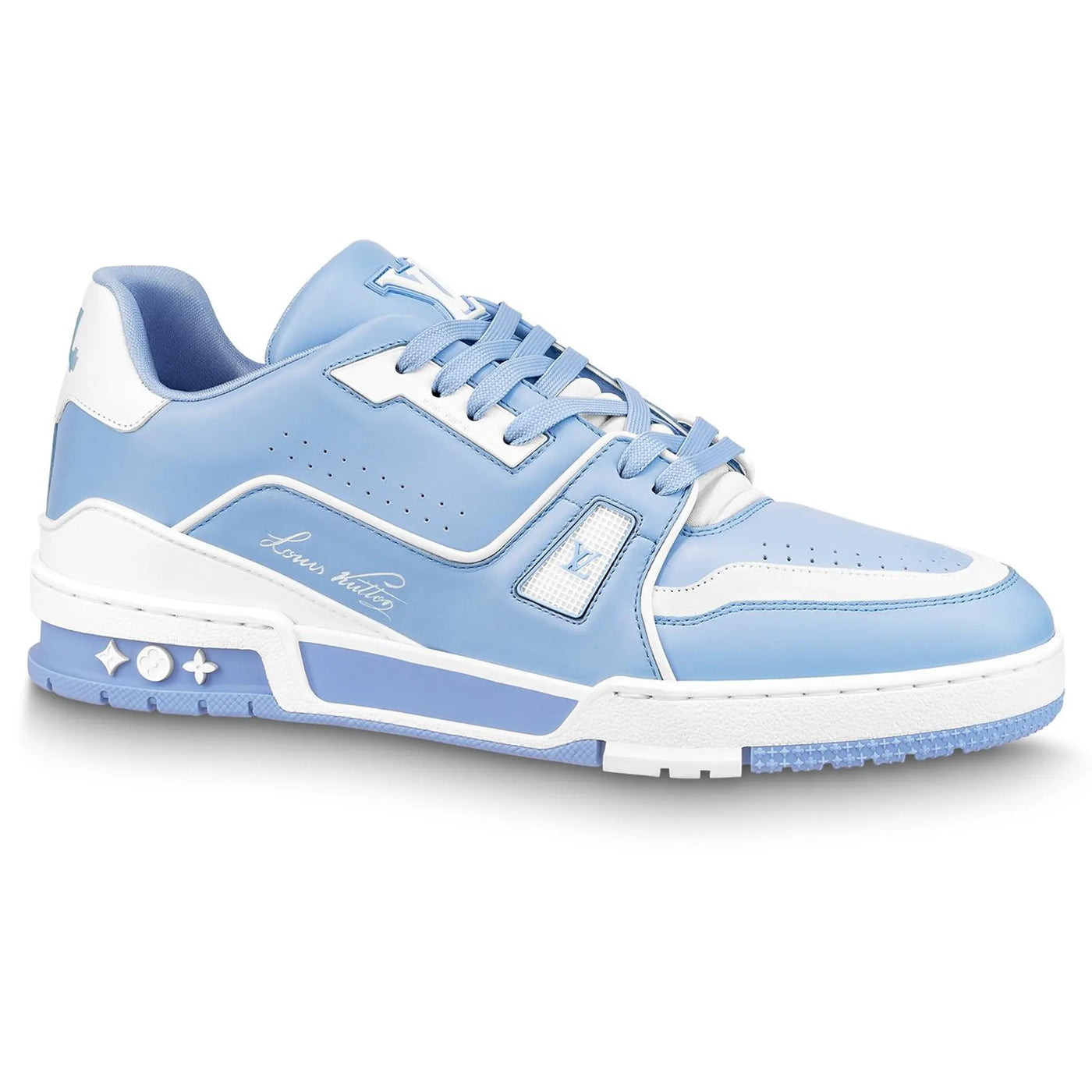 Baskets Louis Vuitton '54' Trainer Clair Bleu Blanc