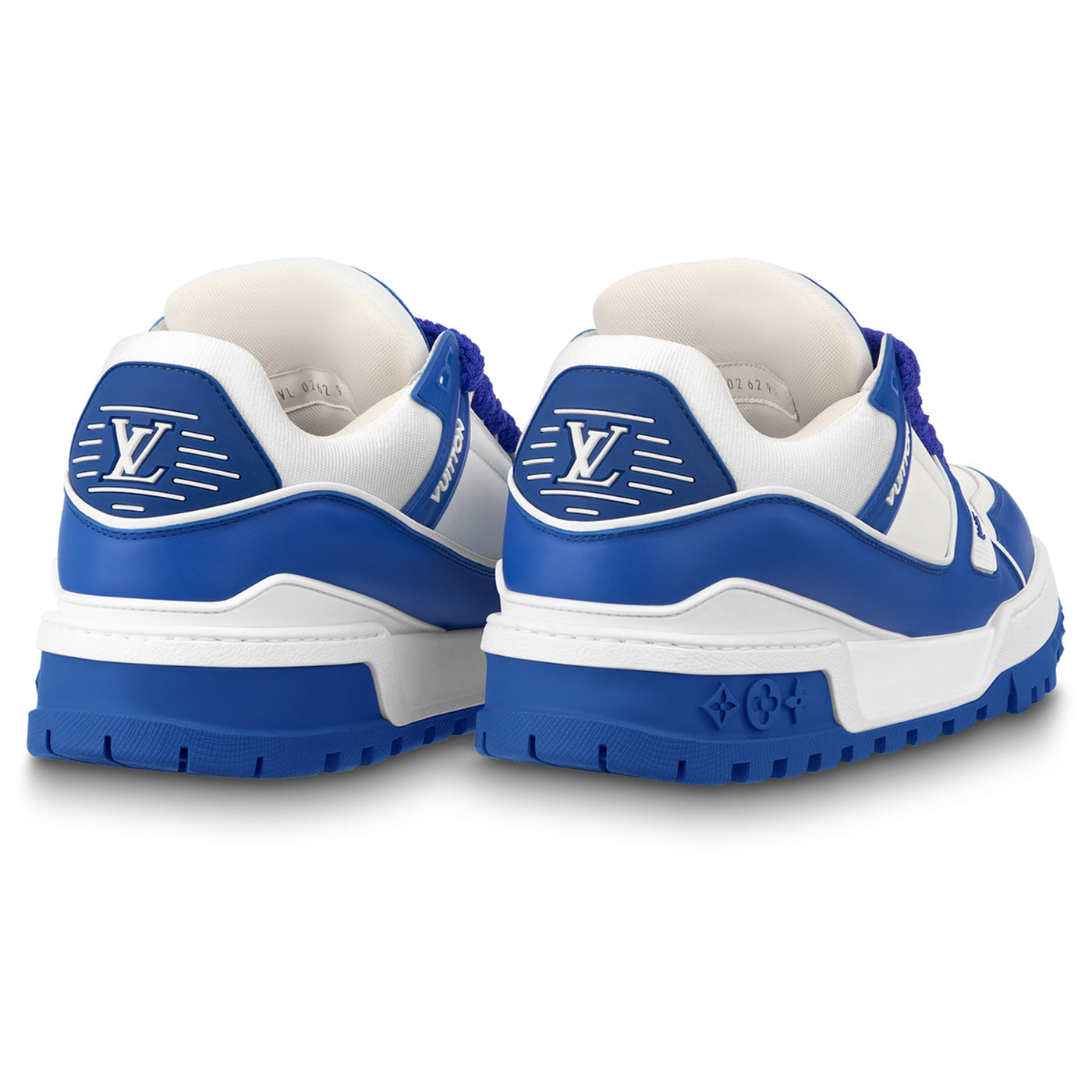 Baskets Louis Vuitton Maxi Trainer Bleu — vue 2