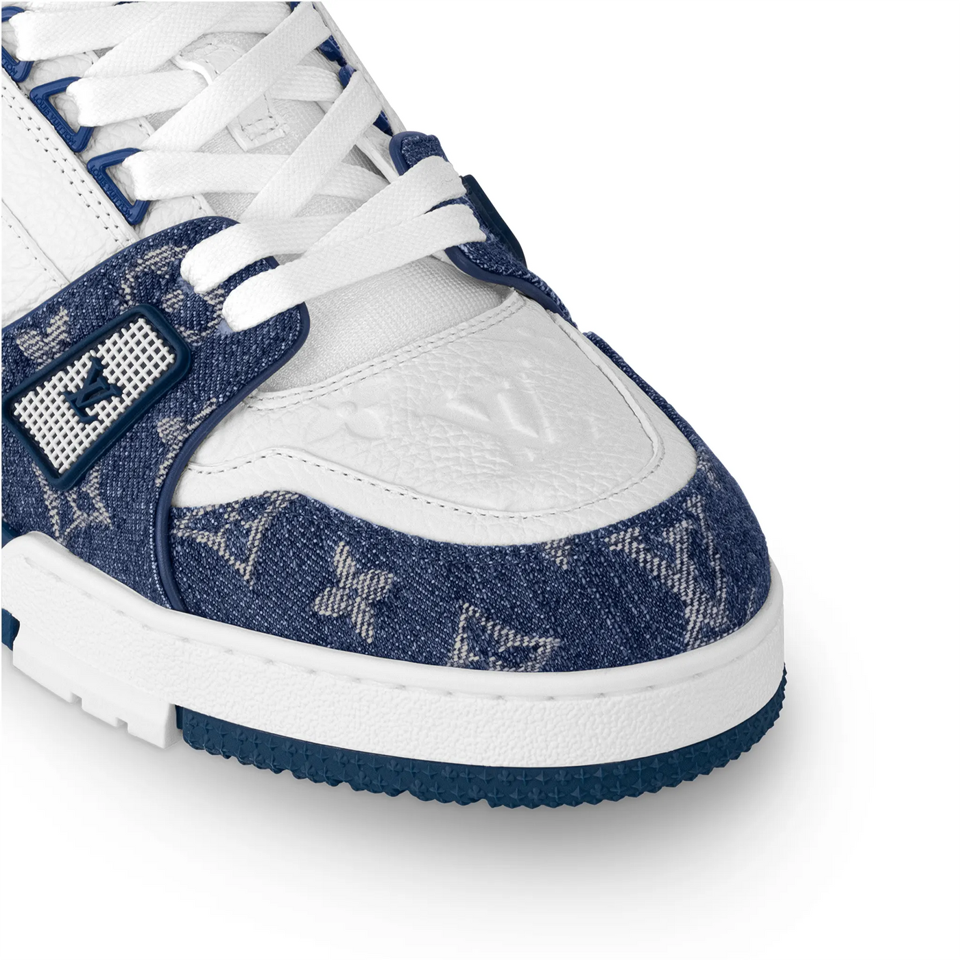 Baskets Louis Vuitton Monogram Bleu Denim — vue 6