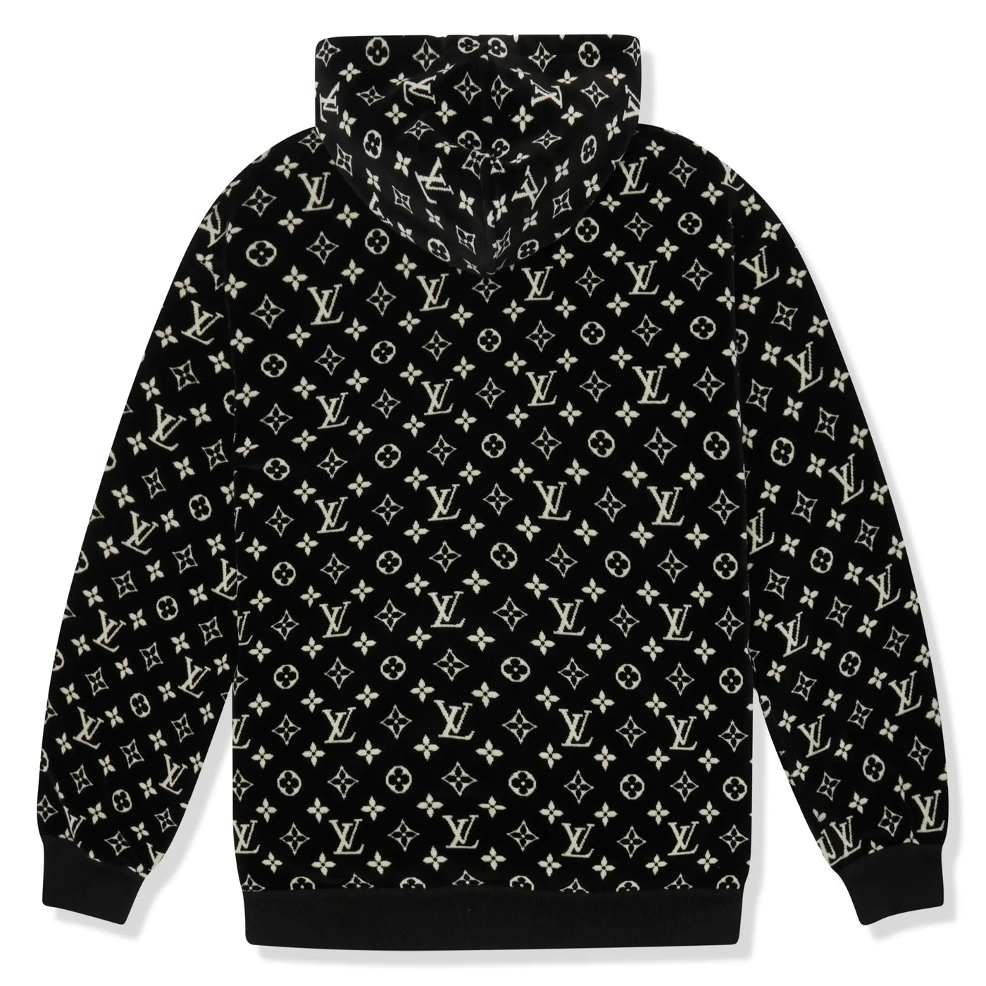 Hoodie Louis Vuitton Monogram Oversized Noir — vue 2