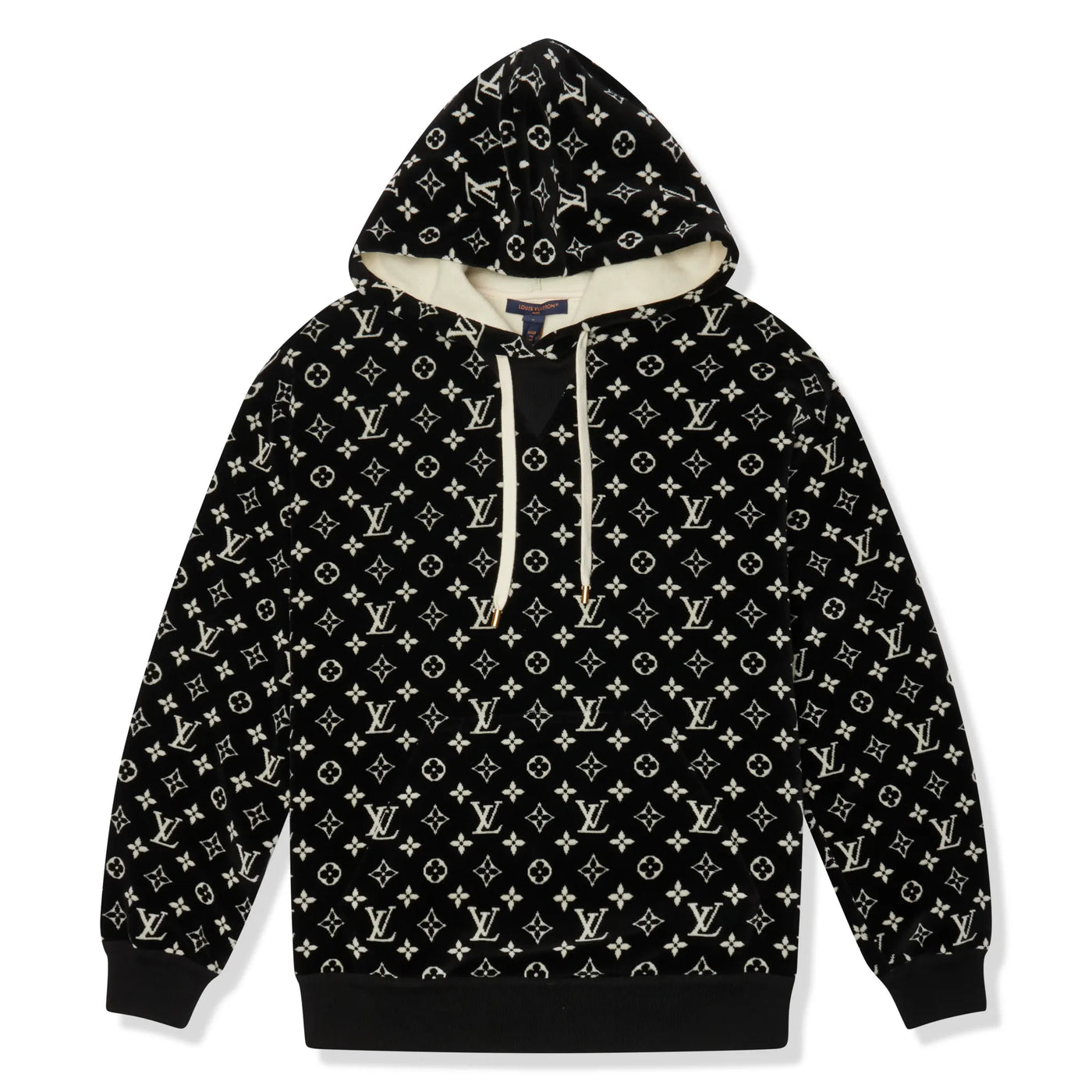 Hoodie Louis Vuitton Monogram Oversized Noir