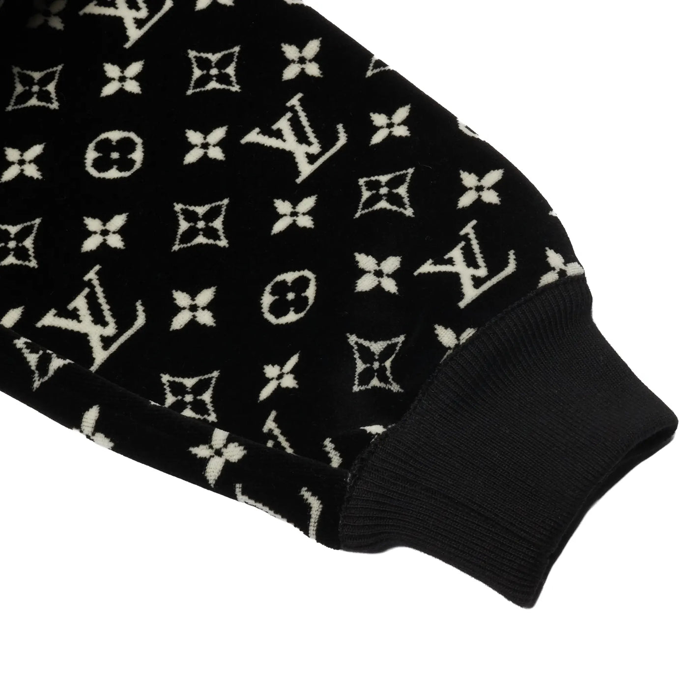 Hoodie Louis Vuitton Monogram Oversized Noir — vue 3