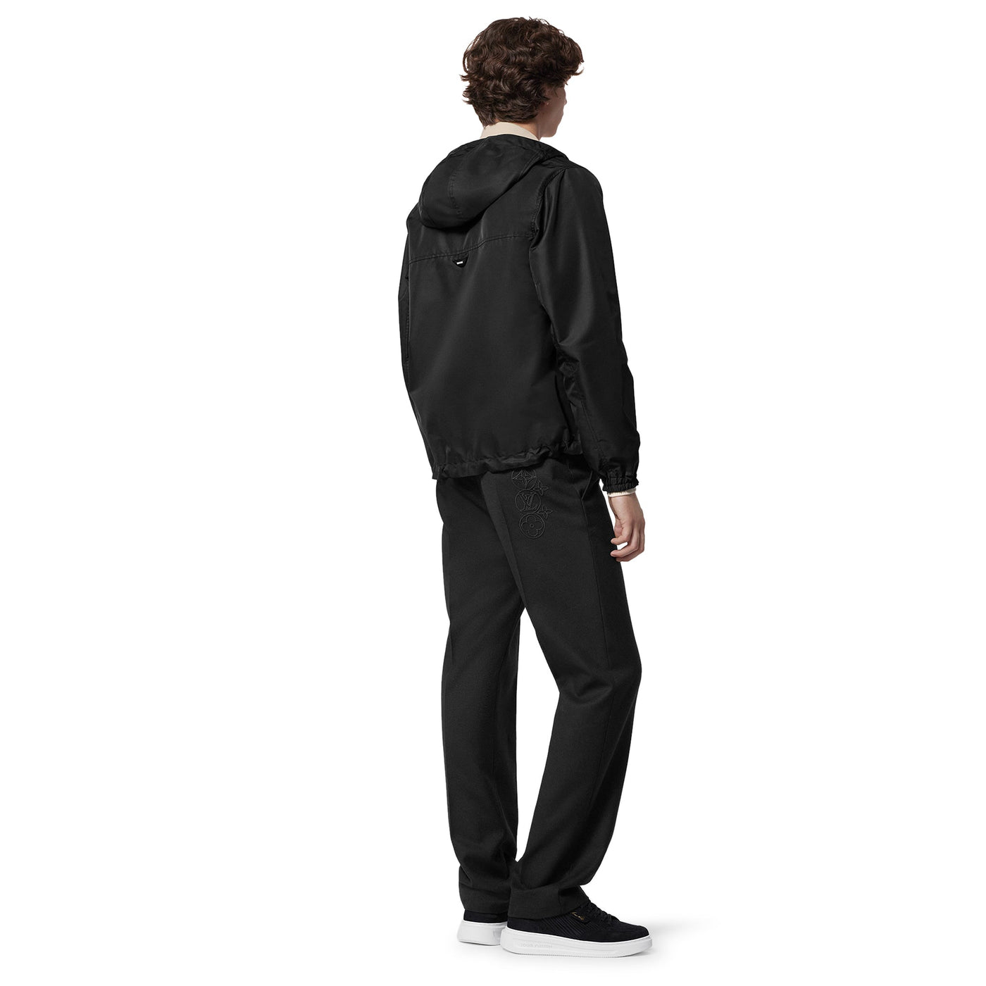 Coupe-vent Louis Vuitton Monogram Reversible Noir Windbreaker — vue 5