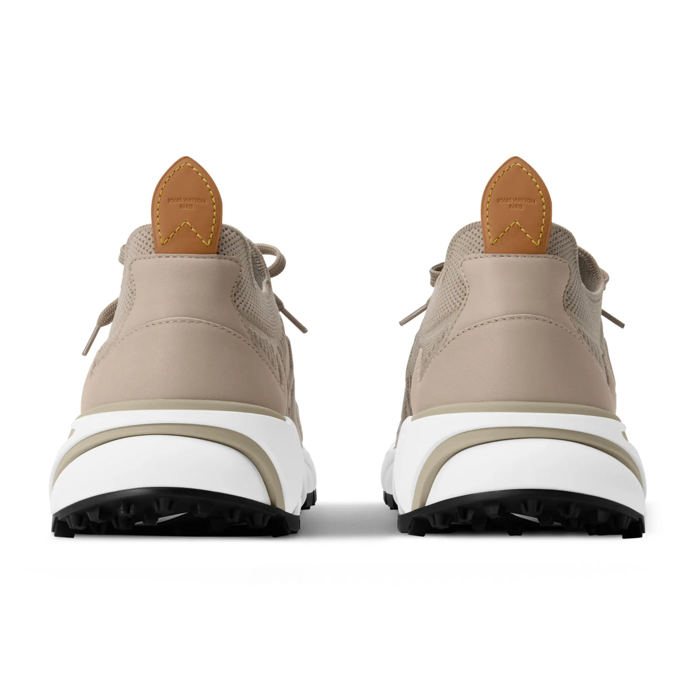 Baskets Louis Vuitton Runner Tatic Beige — vue 4