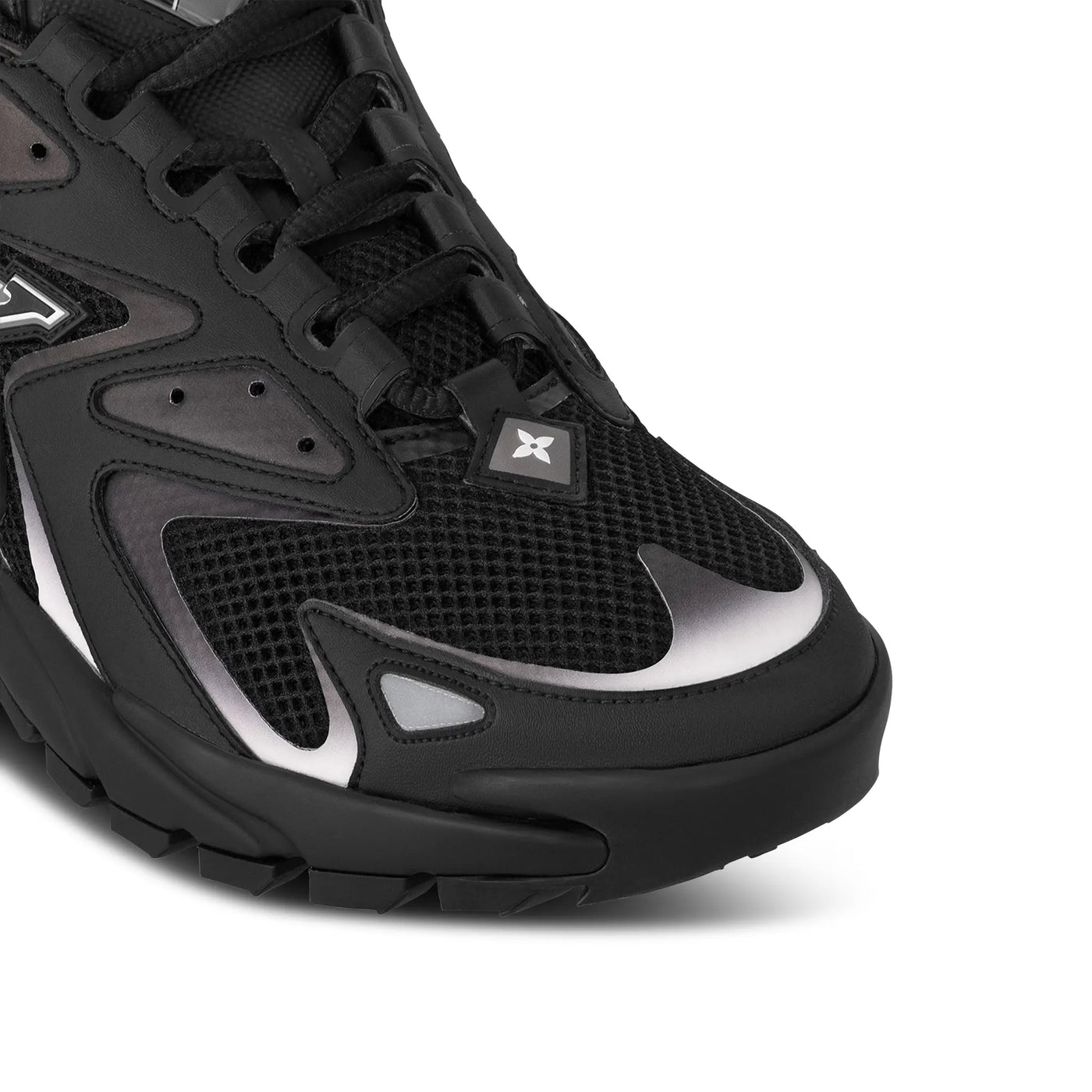Baskets Louis Vuitton Runner Tatic Noir Blanc — vue 6