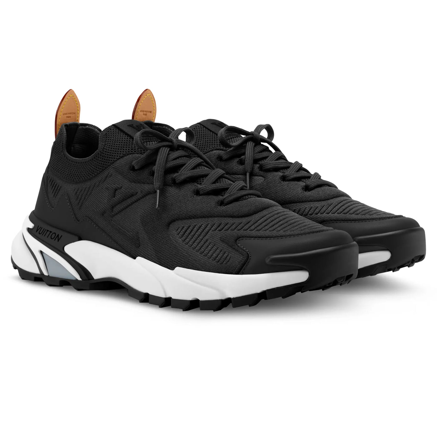 Baskets Louis Vuitton Runner Tatic Noir — vue 2