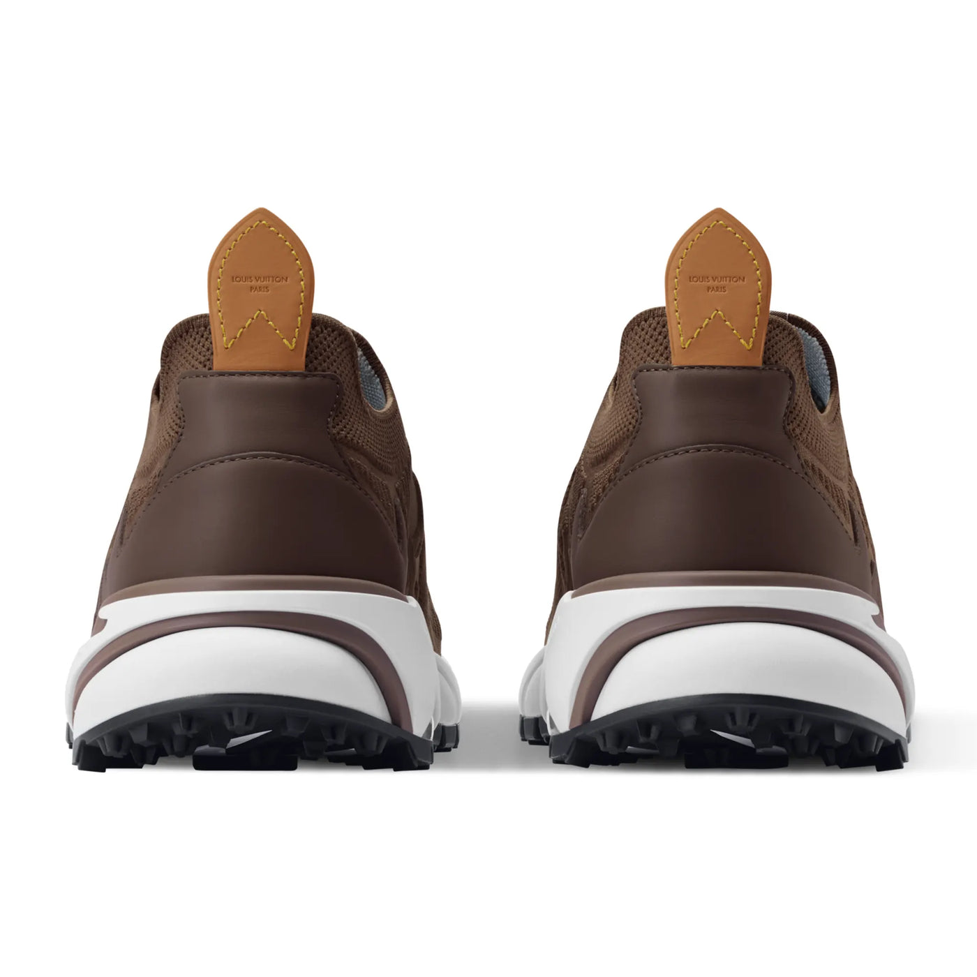 Baskets Louis Vuitton Runner Tatic Marron — vue 4