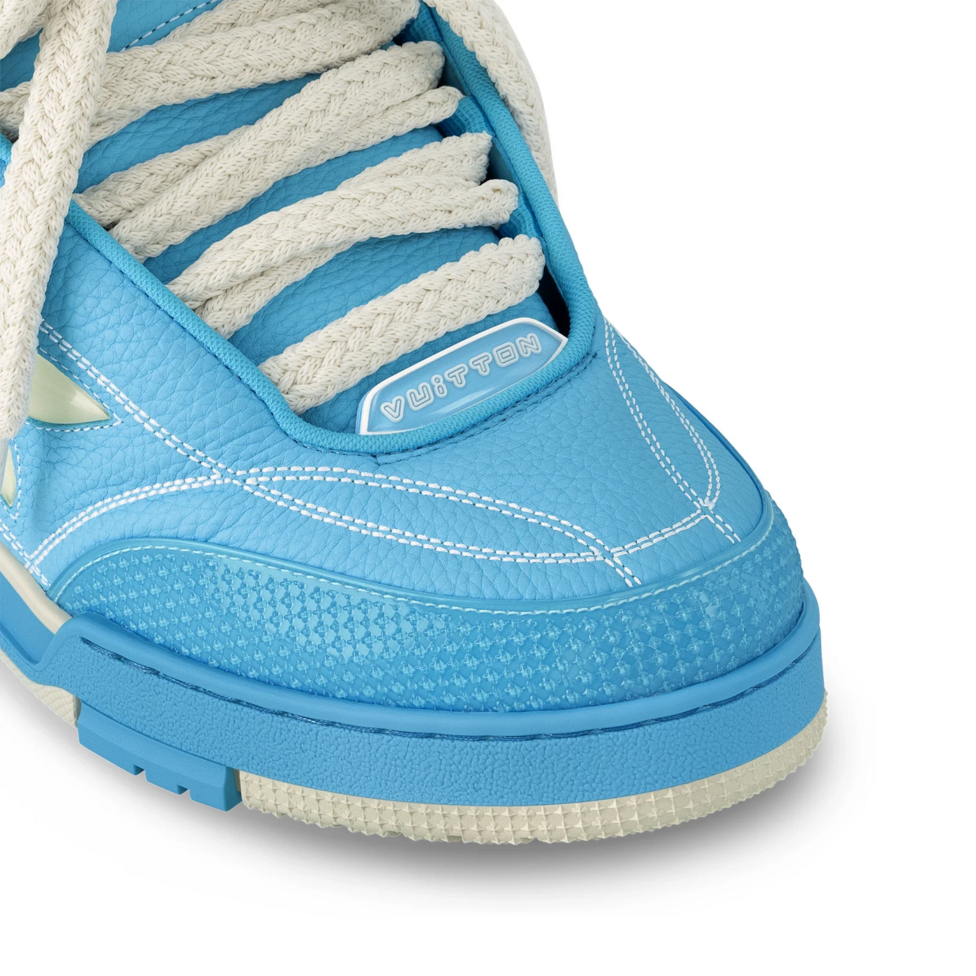 Baskets Louis Vuitton Skate Monogram Trainer Bleu — vue 8