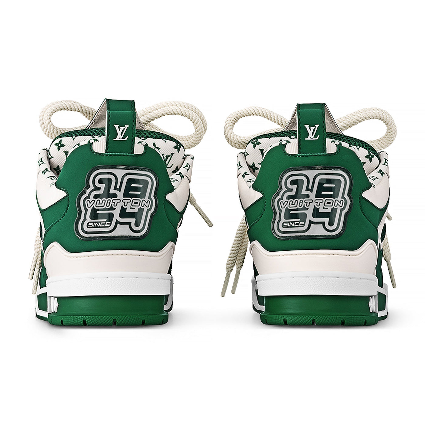 Baskets Louis Vuitton Skate Monogram Vert — vue 4