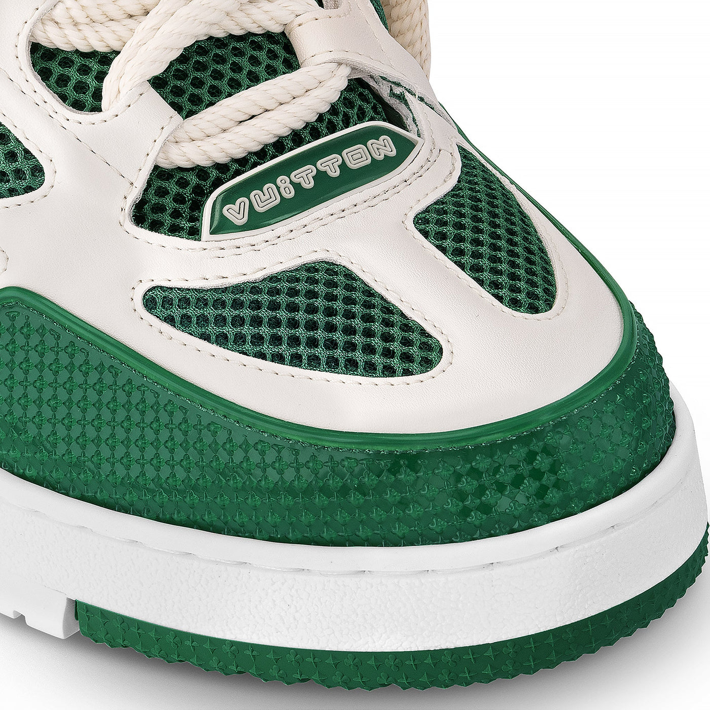 Baskets Louis Vuitton Skate Monogram Trainer Vert — vue 6