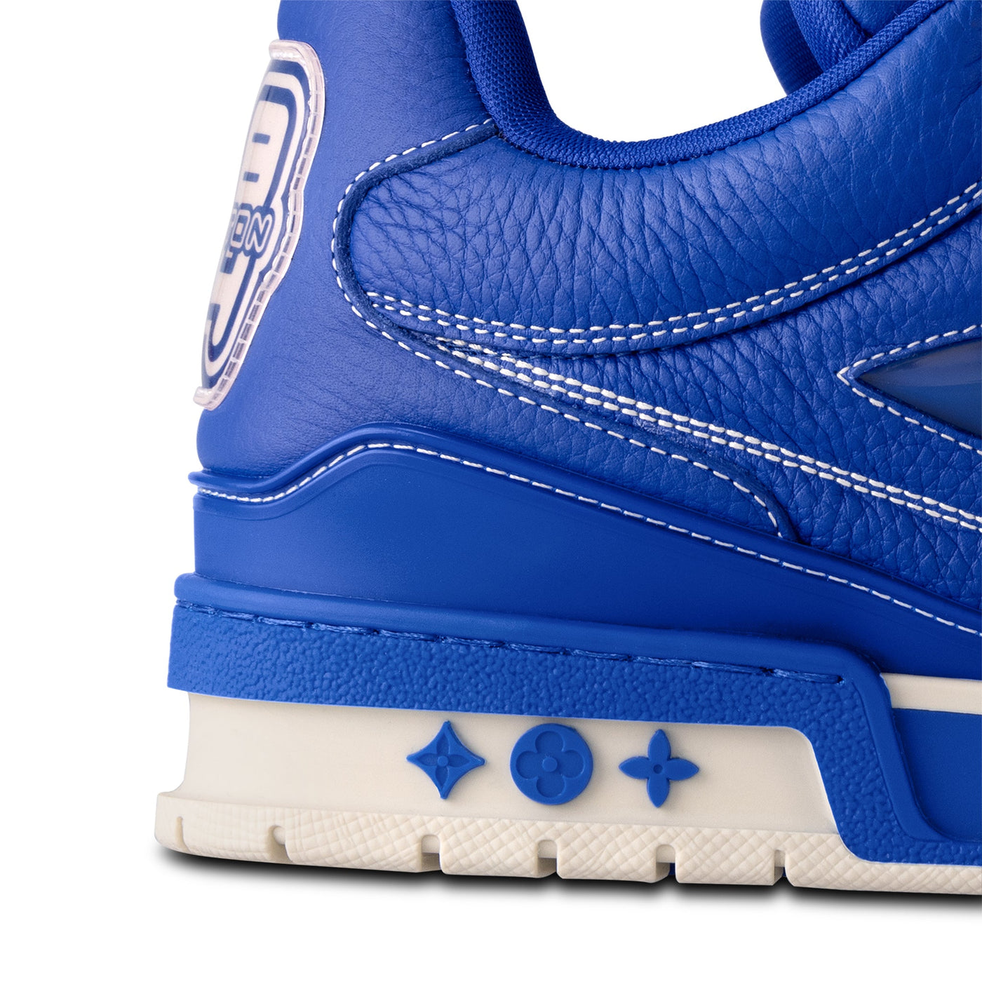 Baskets Louis Vuitton Skate Trainer Bleu — vue 7