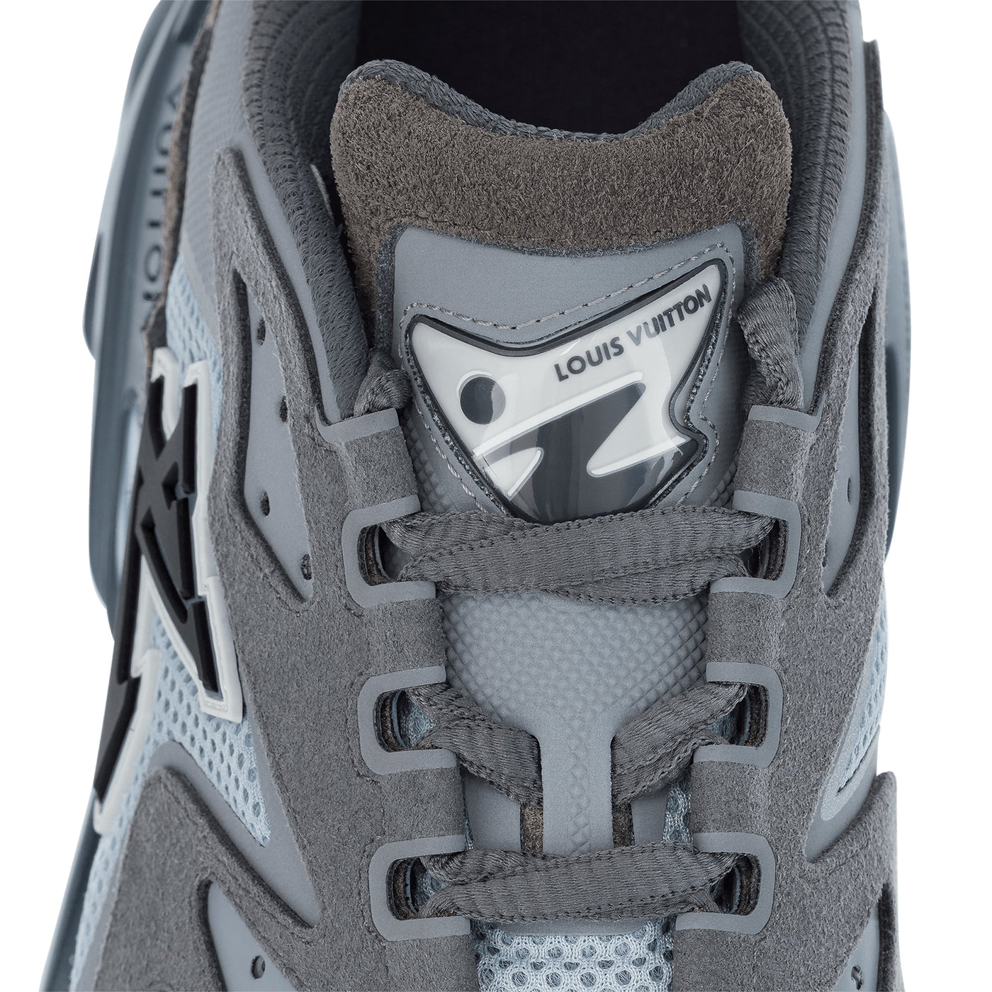 Baskets Louis Vuitton Tatic Gris — vue 6