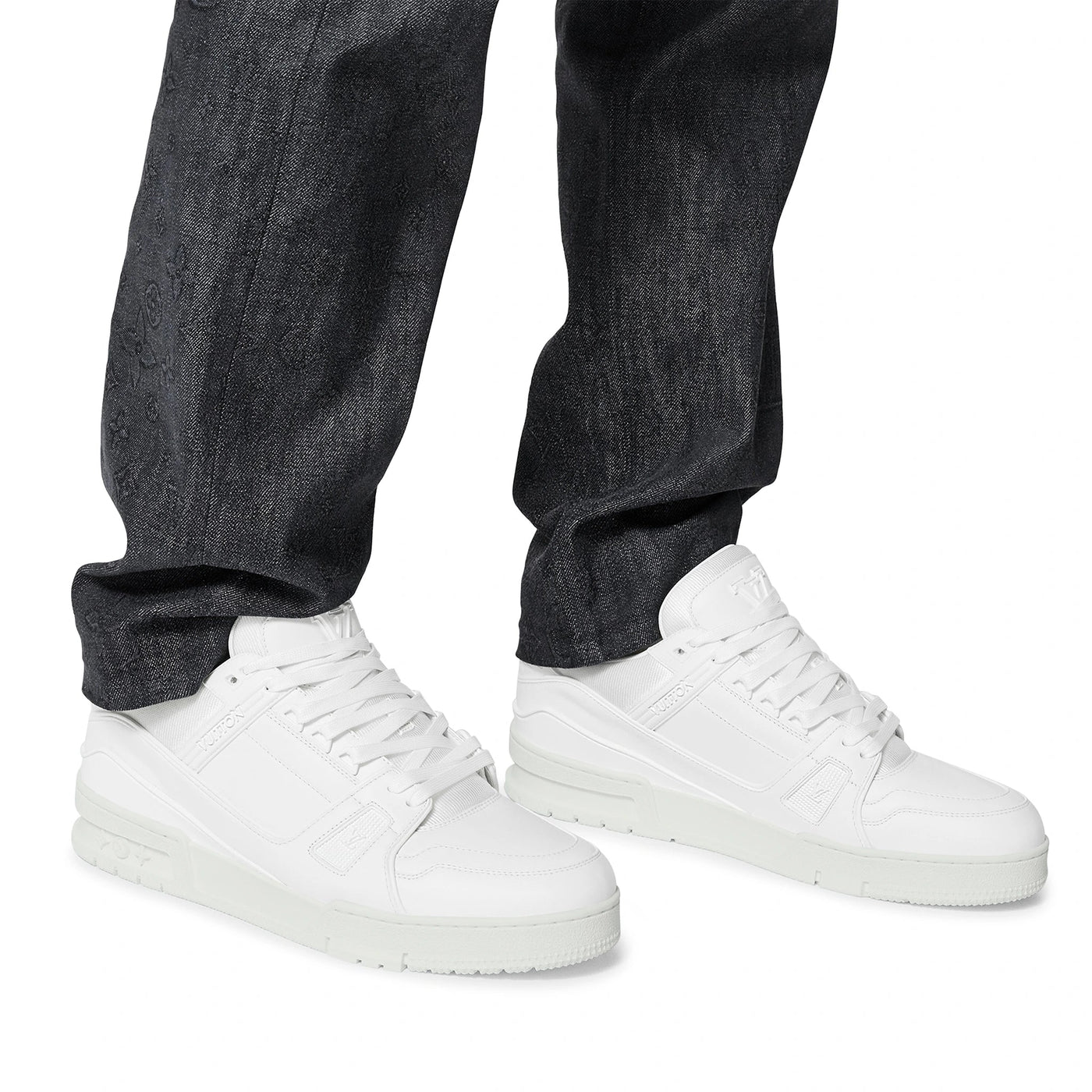Baskets Louis Vuitton Blanc — vue 6