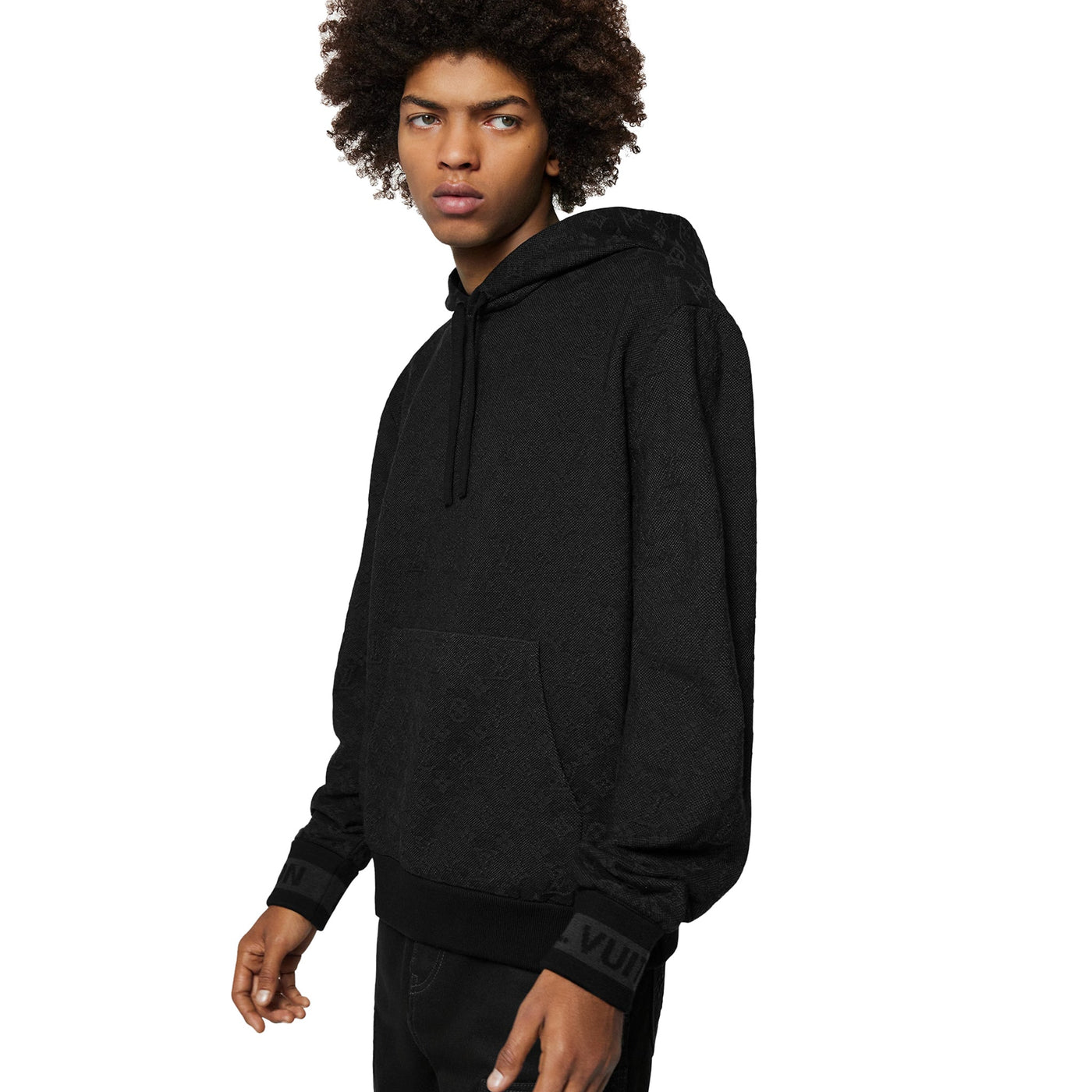 Hoodie Louis Vuitton Monogram Anthracite Gris — vue 2