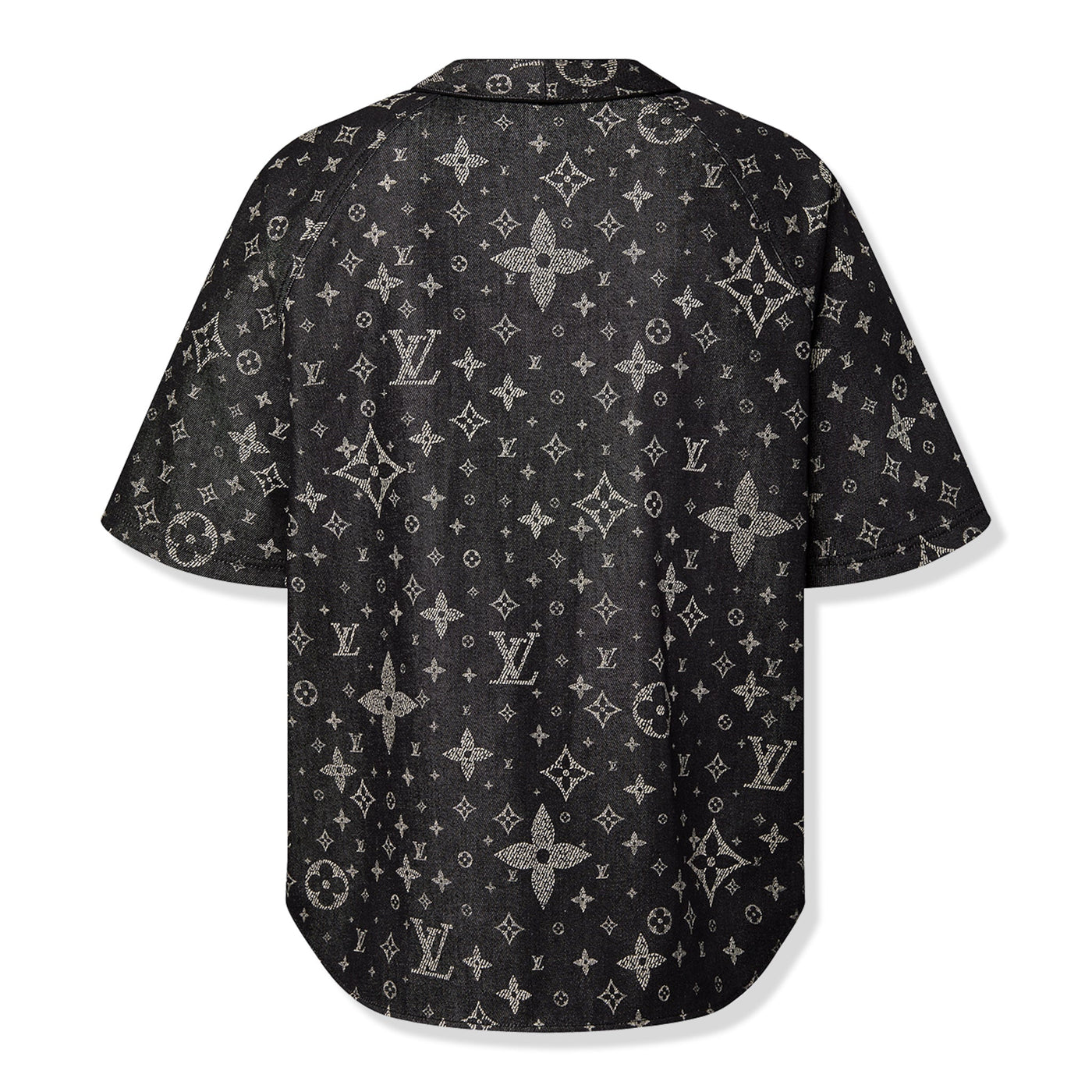 Chemise Louis Vuitton Monogram Denim Noir Baseball Shirt — vue 2