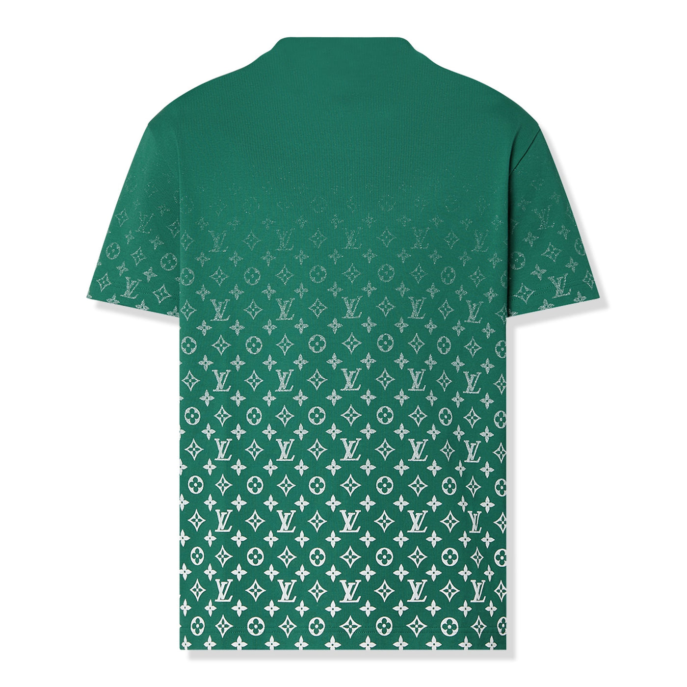 T-Shirt Louis Vuitton Monogram Gradient Cotton Vert T Shirt — vue 2